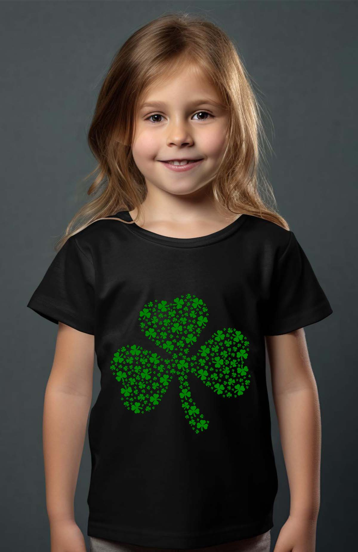 Mayorista I.A.L.D FRANCE - Multi Shamrock - Girl T -Shirt