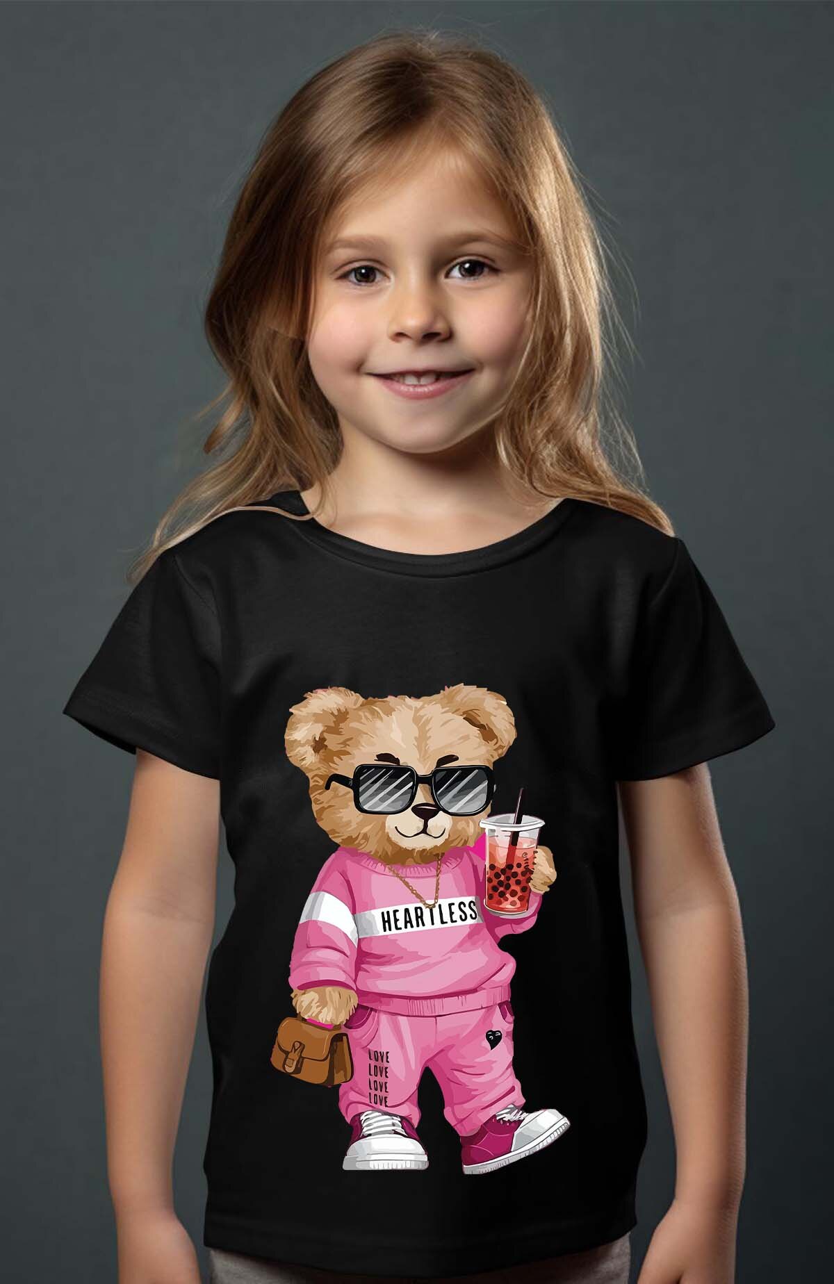 Großhändler I.A.L.D FRANCE - Bear Heartless - Mädchen T-Shirt