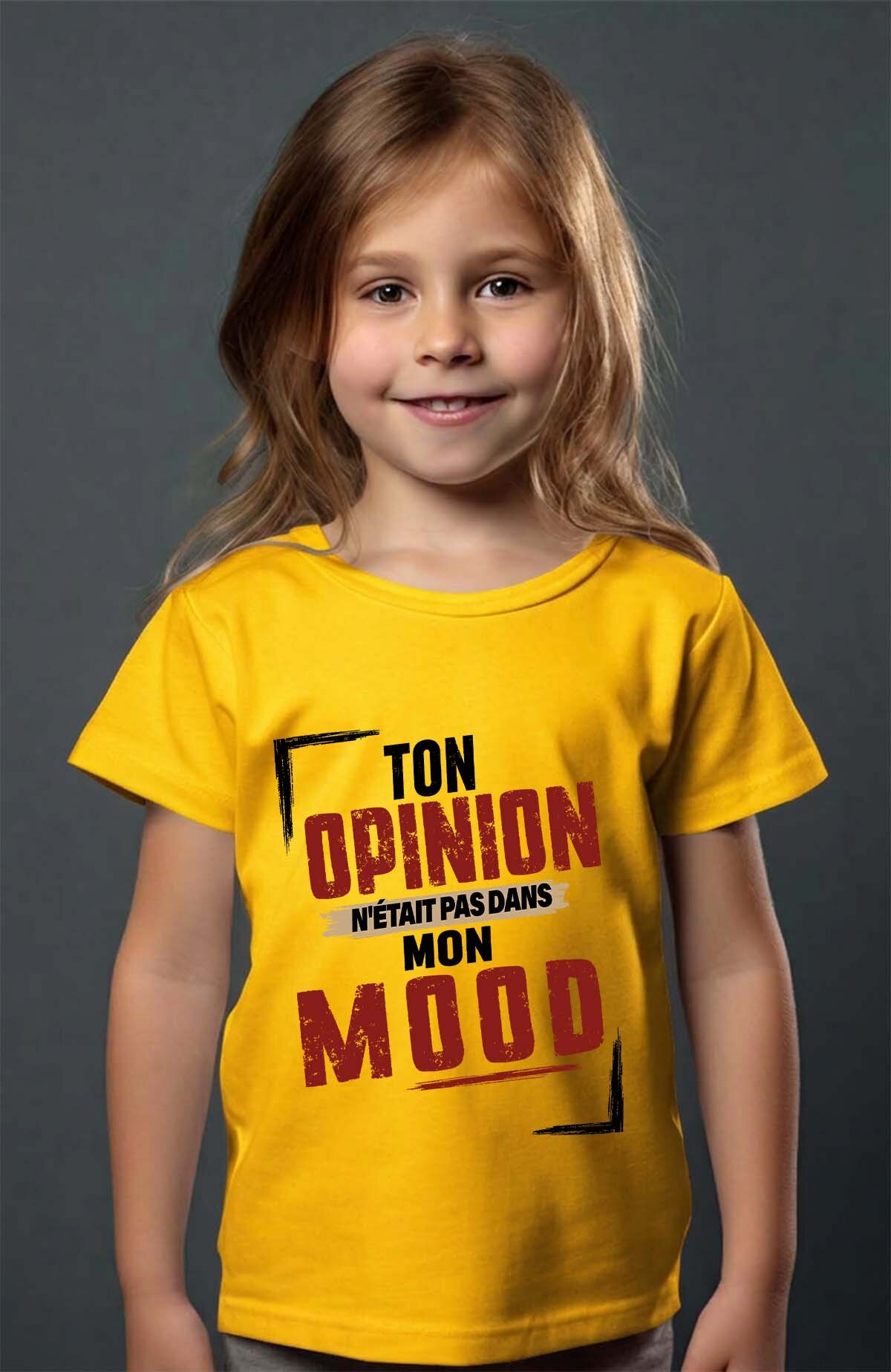 Grossiste I.A.L.D FRANCE - Mon mood - T-shirt Fille