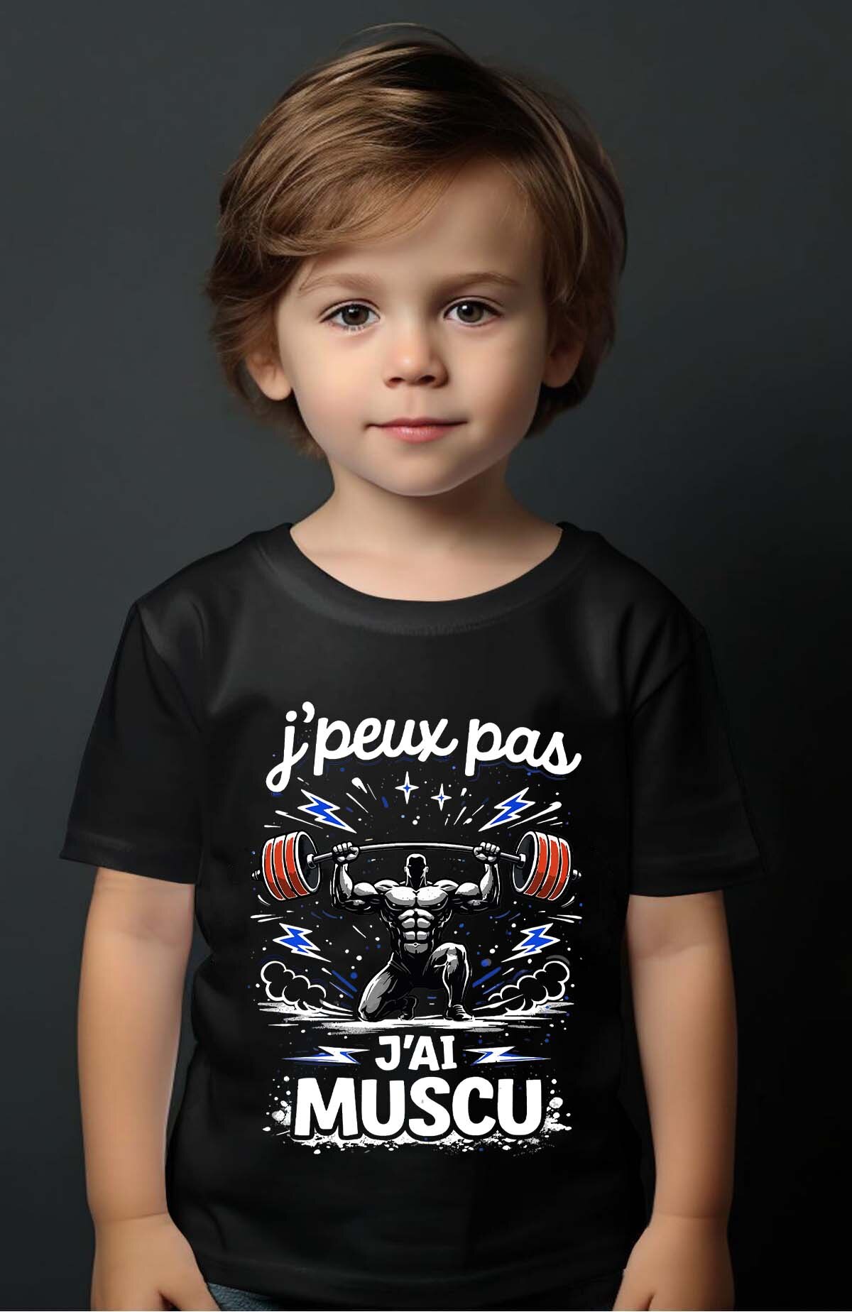 Grossiste I.A.L.D FRANCE - Peux pas... Muscu Slyl - T-shirt Garçon