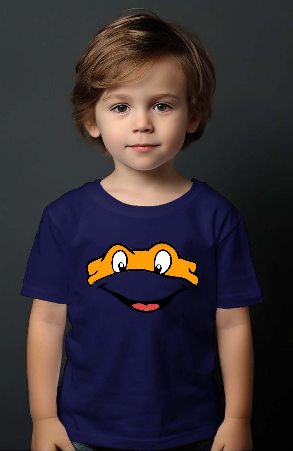 Grossiste I.A.L.D FRANCE - Ninja turtles orange - T-shirt Garçon