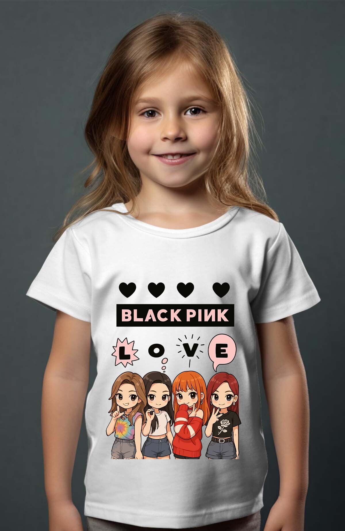 Wholesaler I.A.L.D FRANCE - Black Pink Love - Tee Girl