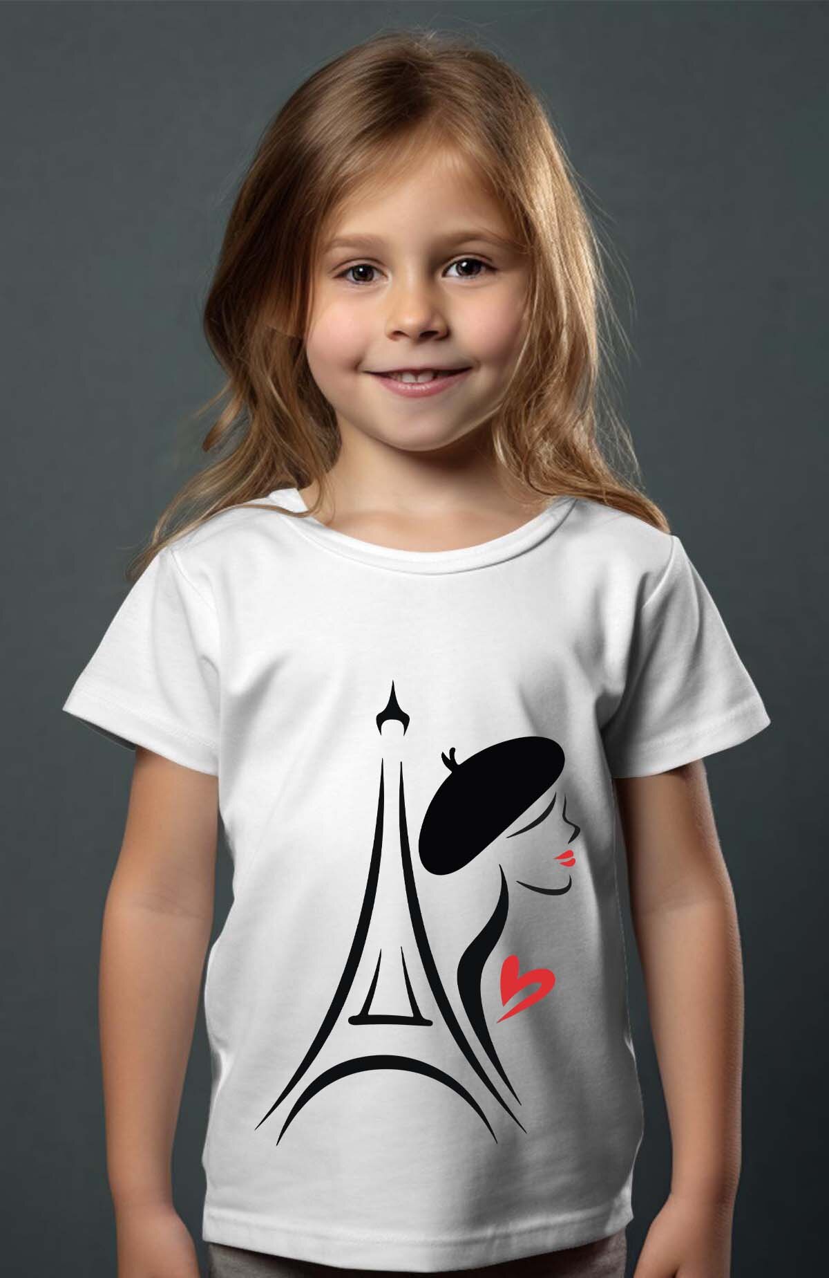 Grossista I.A.L.D FRANCE - Eiffel Girl Panam - Maglietta Bambina