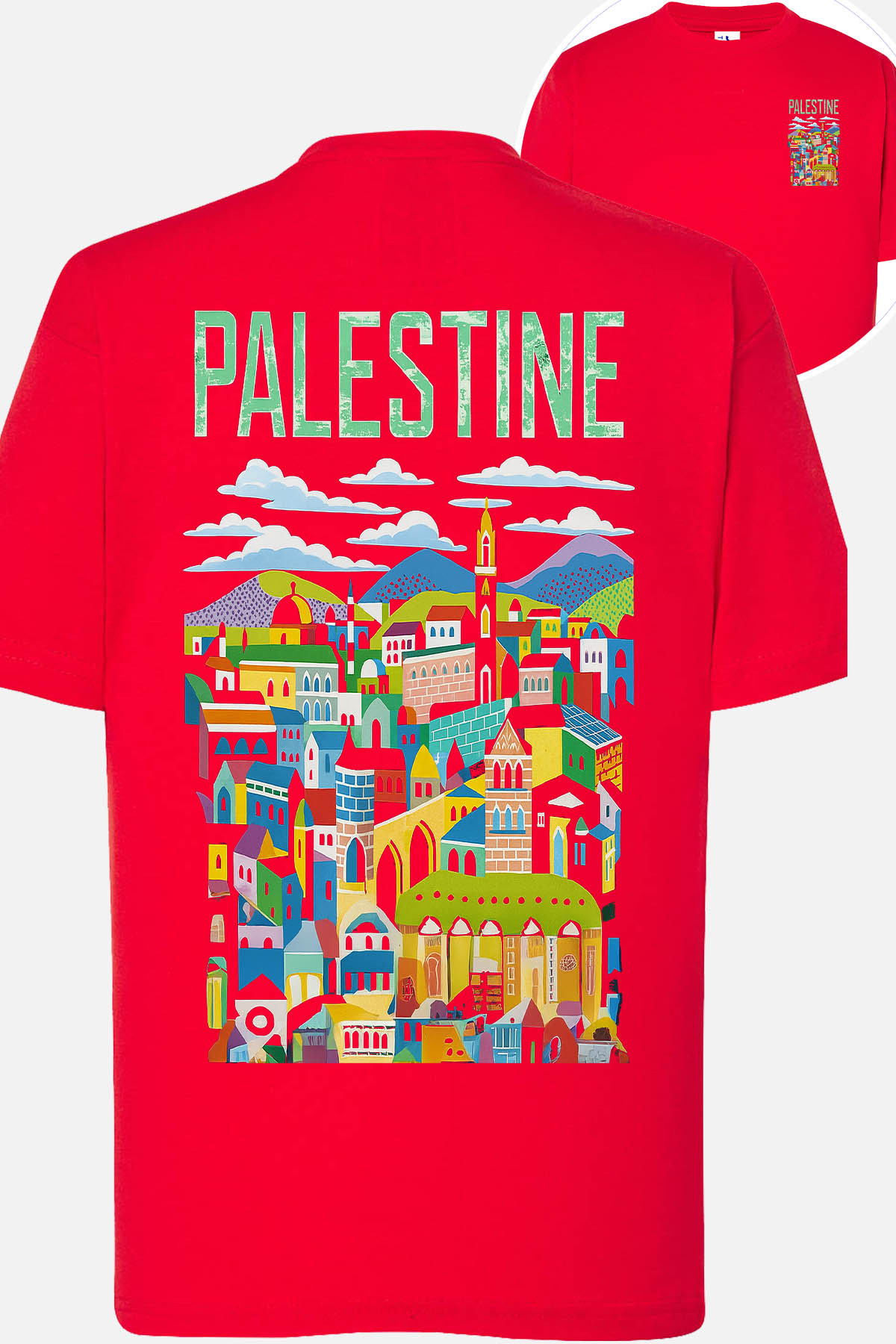 Grossiste I.A.L.D FRANCE - Palestine village - T-shirt Garçon