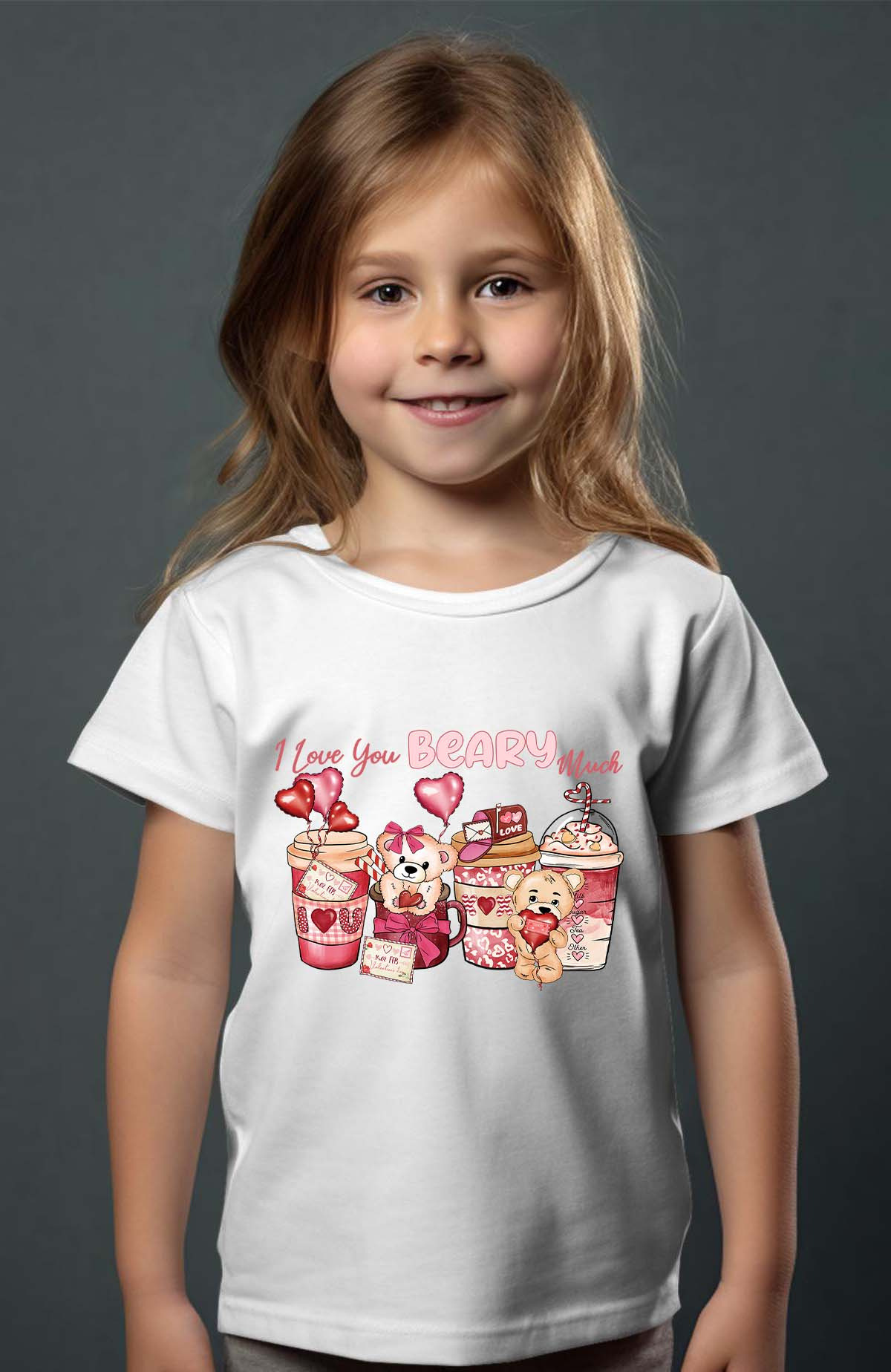 Grossiste I.A.L.D FRANCE - Beary coffee - T-shirt Fille