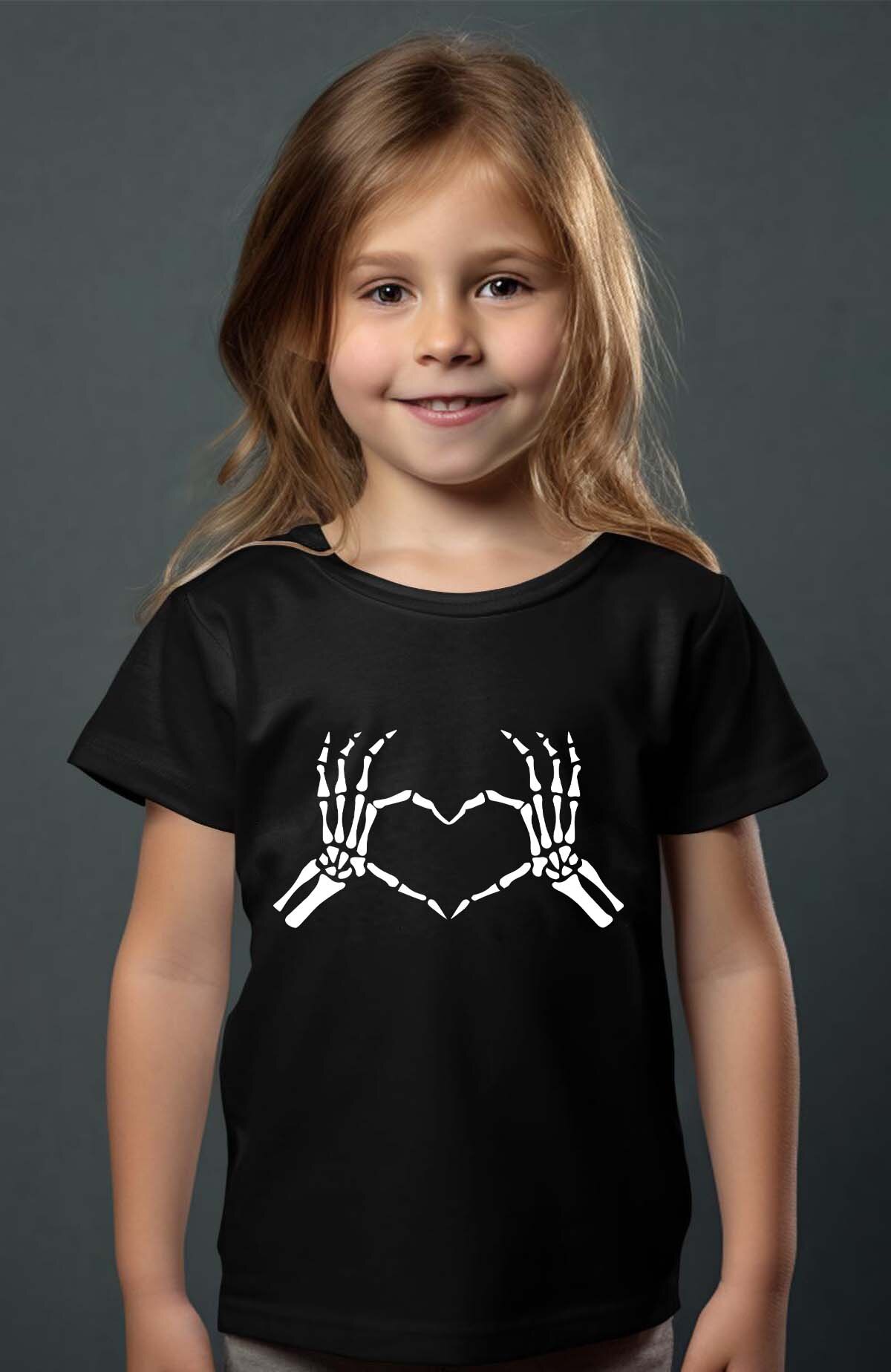 Mayorista I.A.L.D FRANCE - Sketon Hand Heart - Camiseta Niña