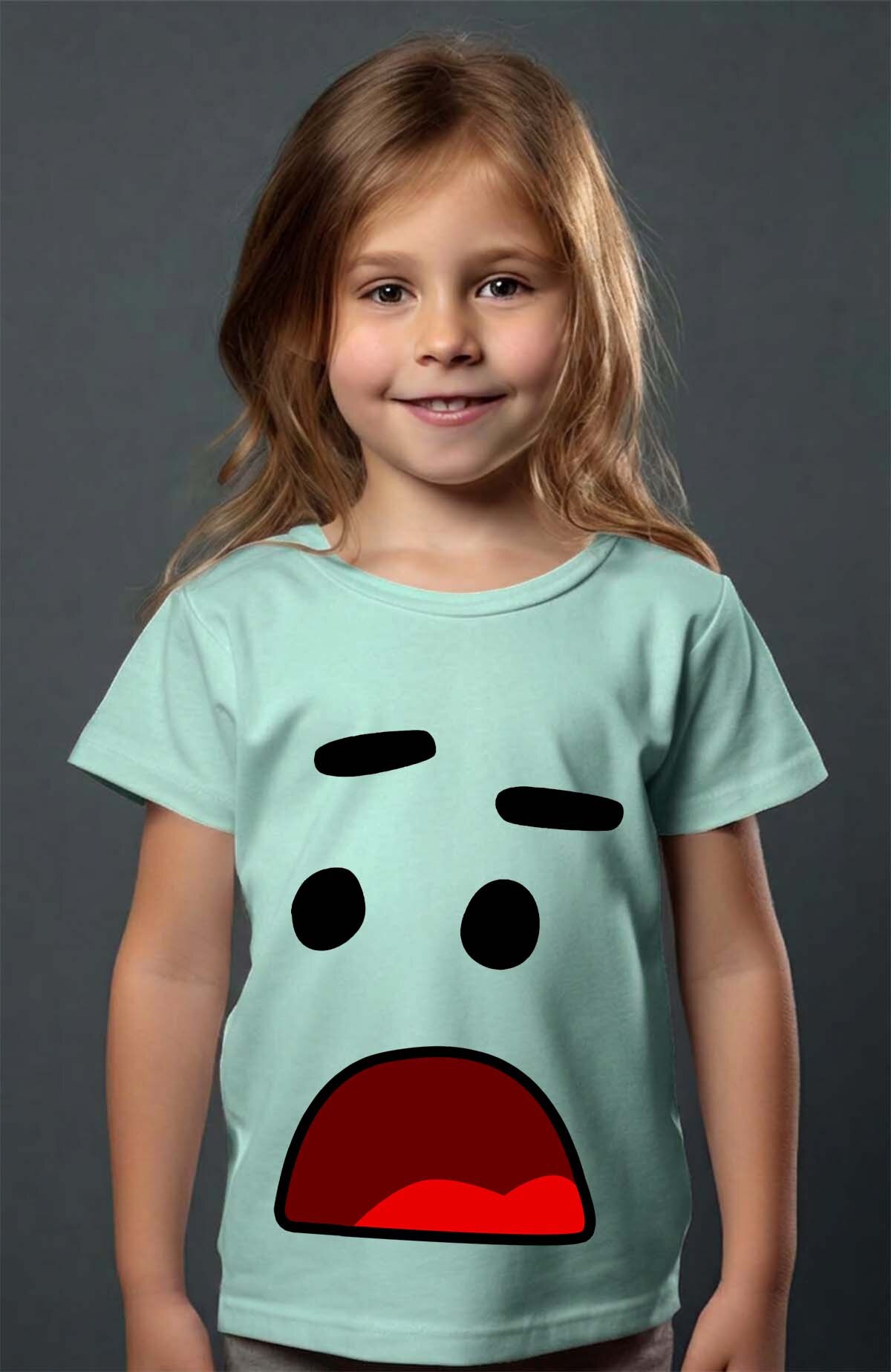 Großhändler I.A.L.D FRANCE - FUN FACE - Mädchen T-Shirt