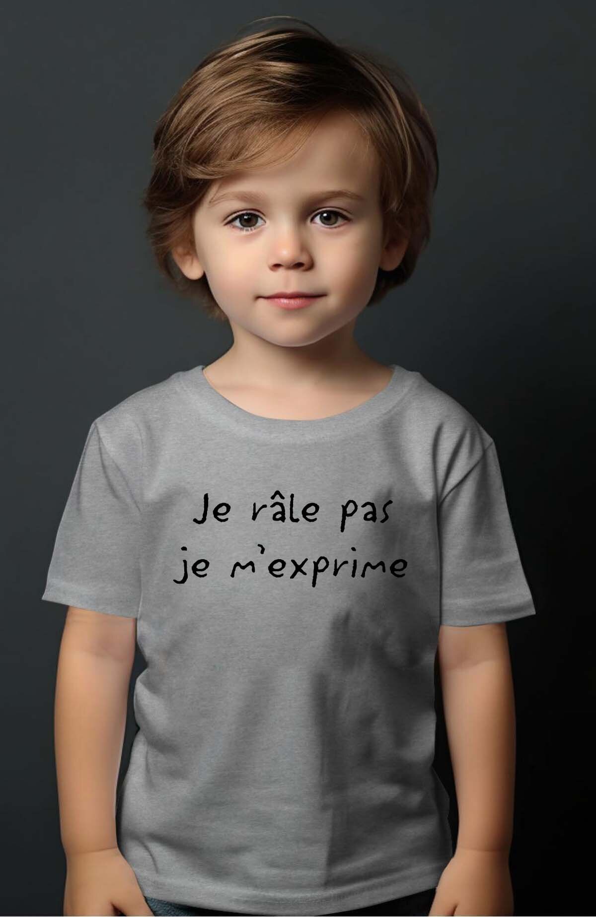 Grossiste I.A.L.D FRANCE - Je rale pas m'exprime - T-shirt Garçon