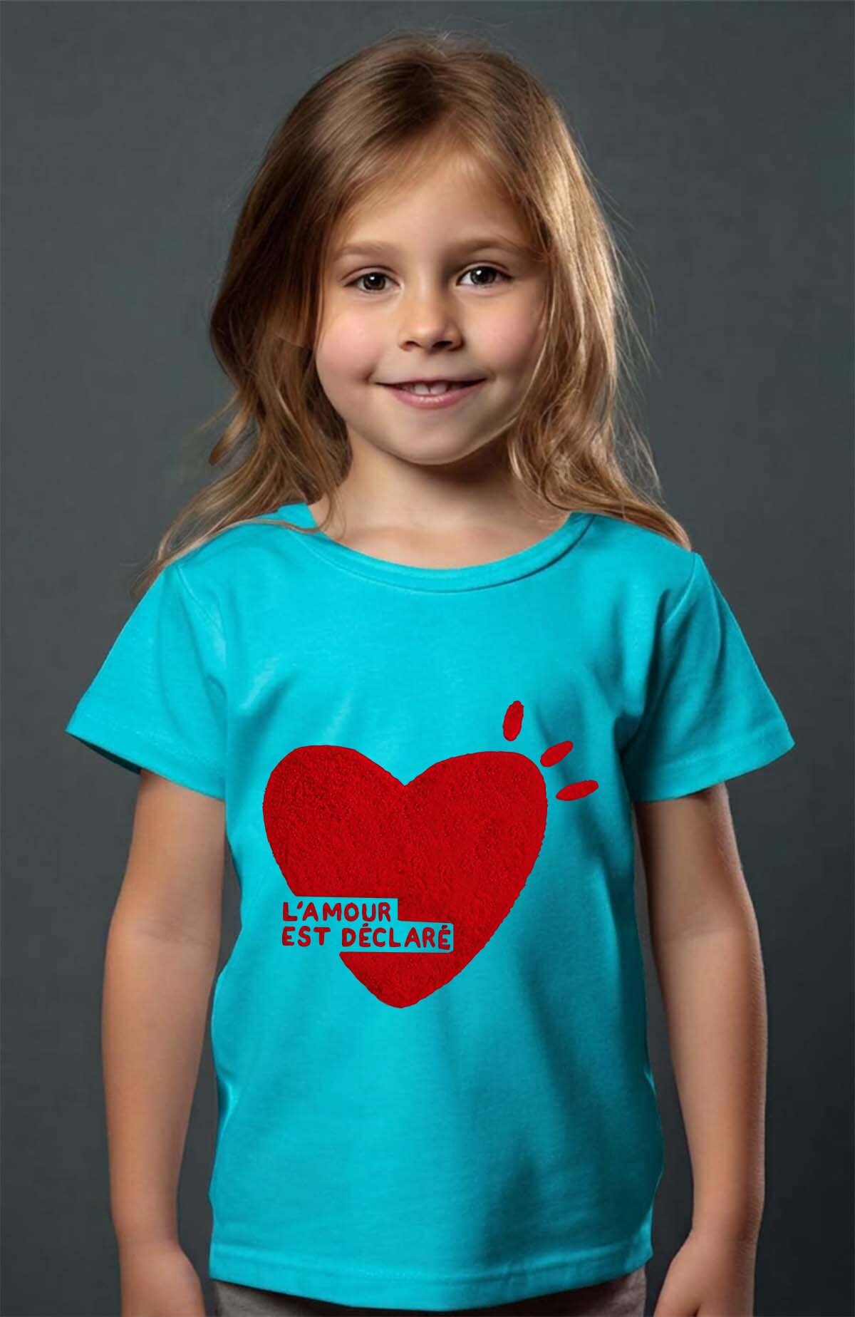 Grossiste I.A.L.D FRANCE - Lamour declare - T-shirt Fille