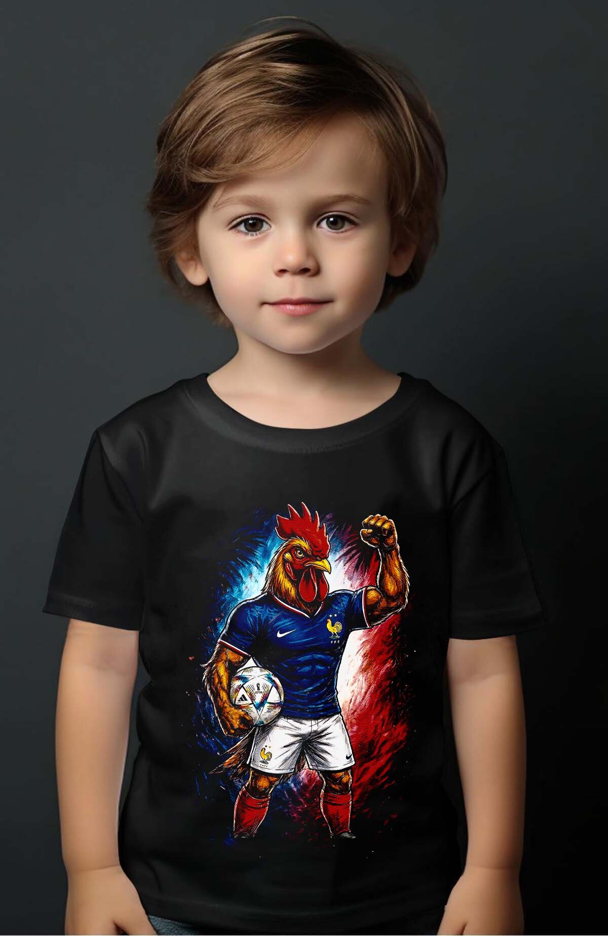 Grossiste I.A.L.D FRANCE - France 1 Mascot - T-shirt Garçon