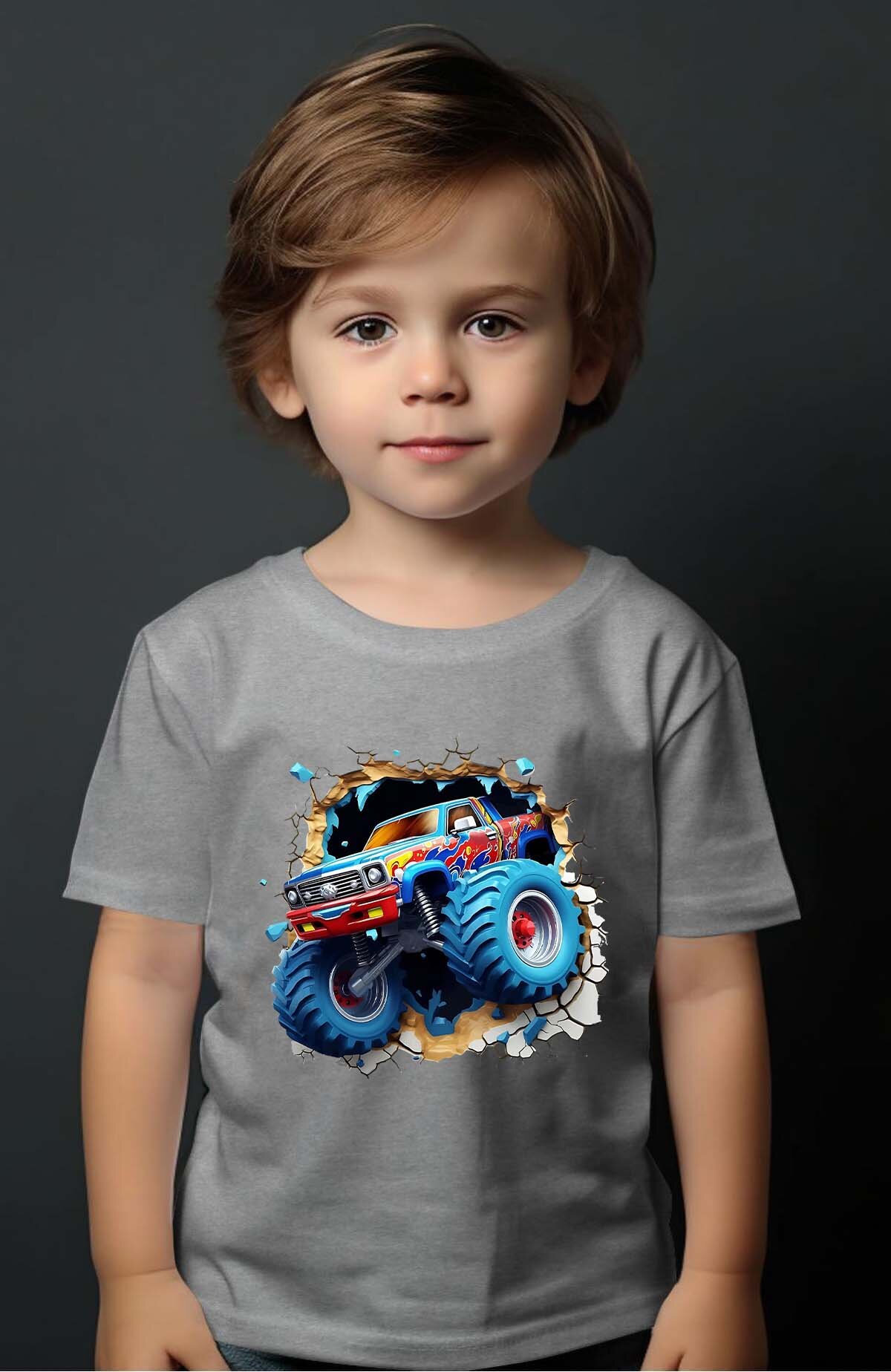 Mayorista I.A.L.D FRANCE - Camiseta Niño Crack Monster Truck