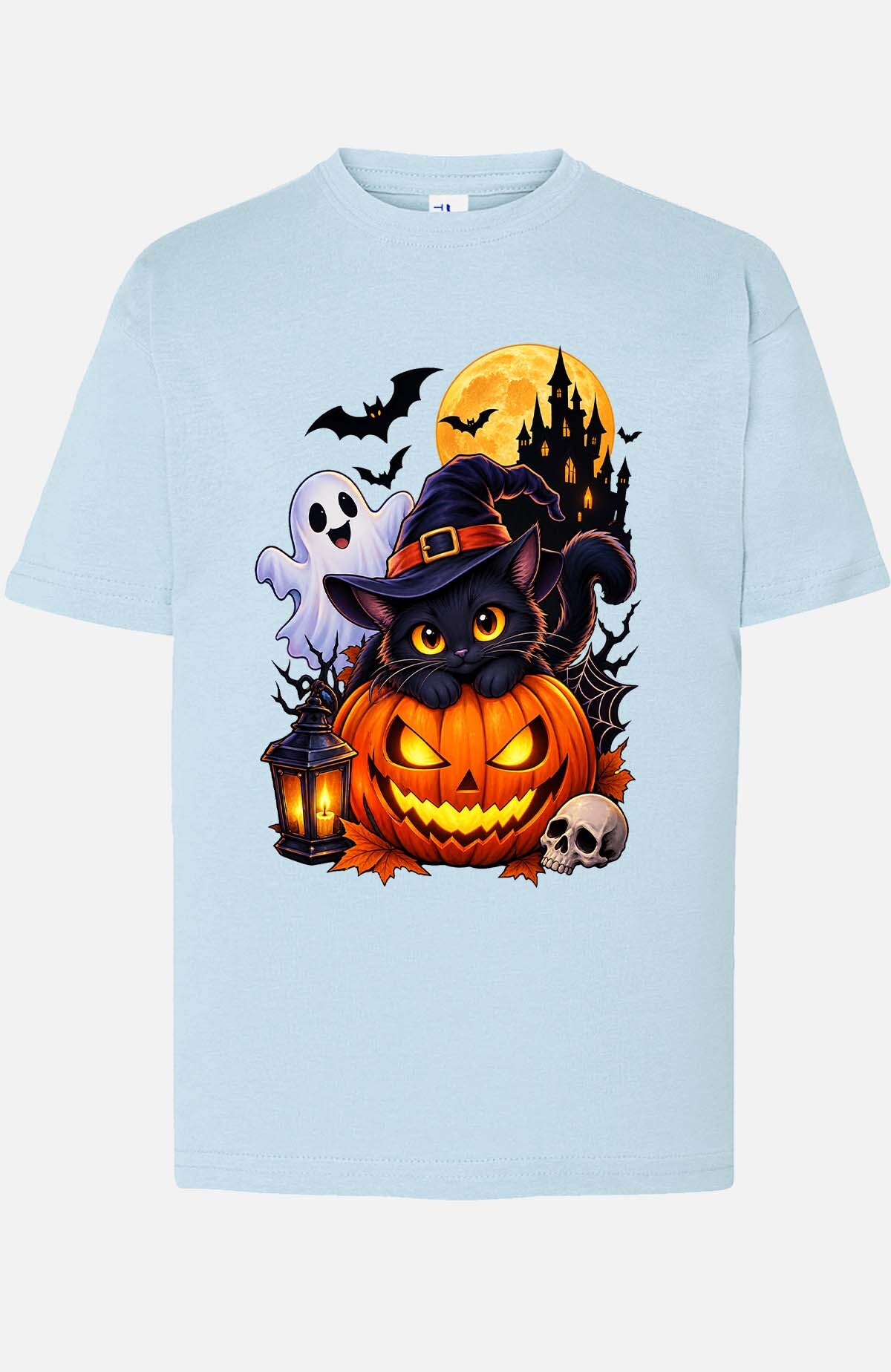Grossiste I.A.L.D FRANCE - Spoky cat halloween - T-shirt Garçon