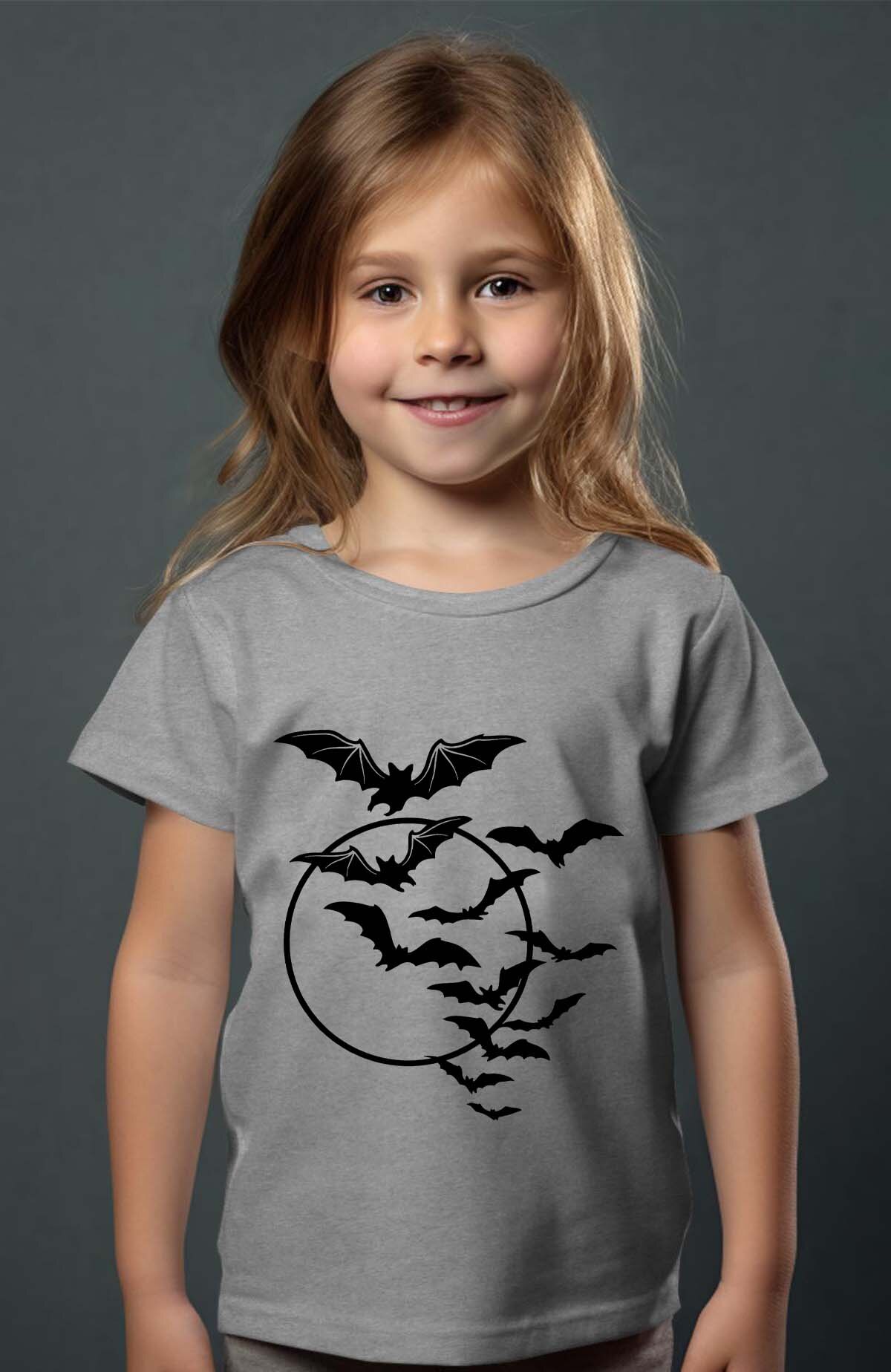 Grossiste I.A.L.D FRANCE - Bat moon halloween - T-shirt Fille