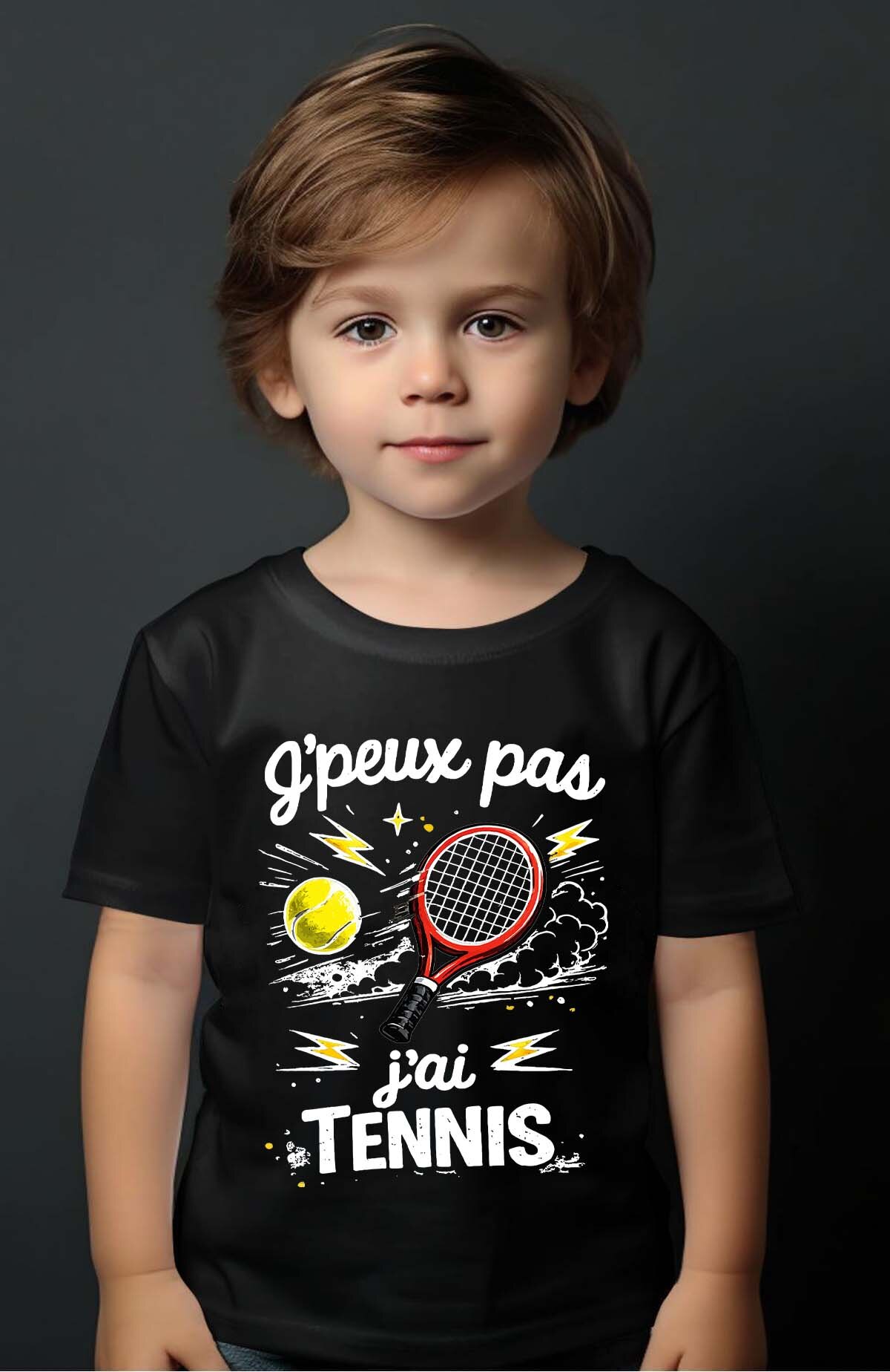 Grossiste I.A.L.D FRANCE - Peux pas... Tennis Styl - T-shirt Garçon