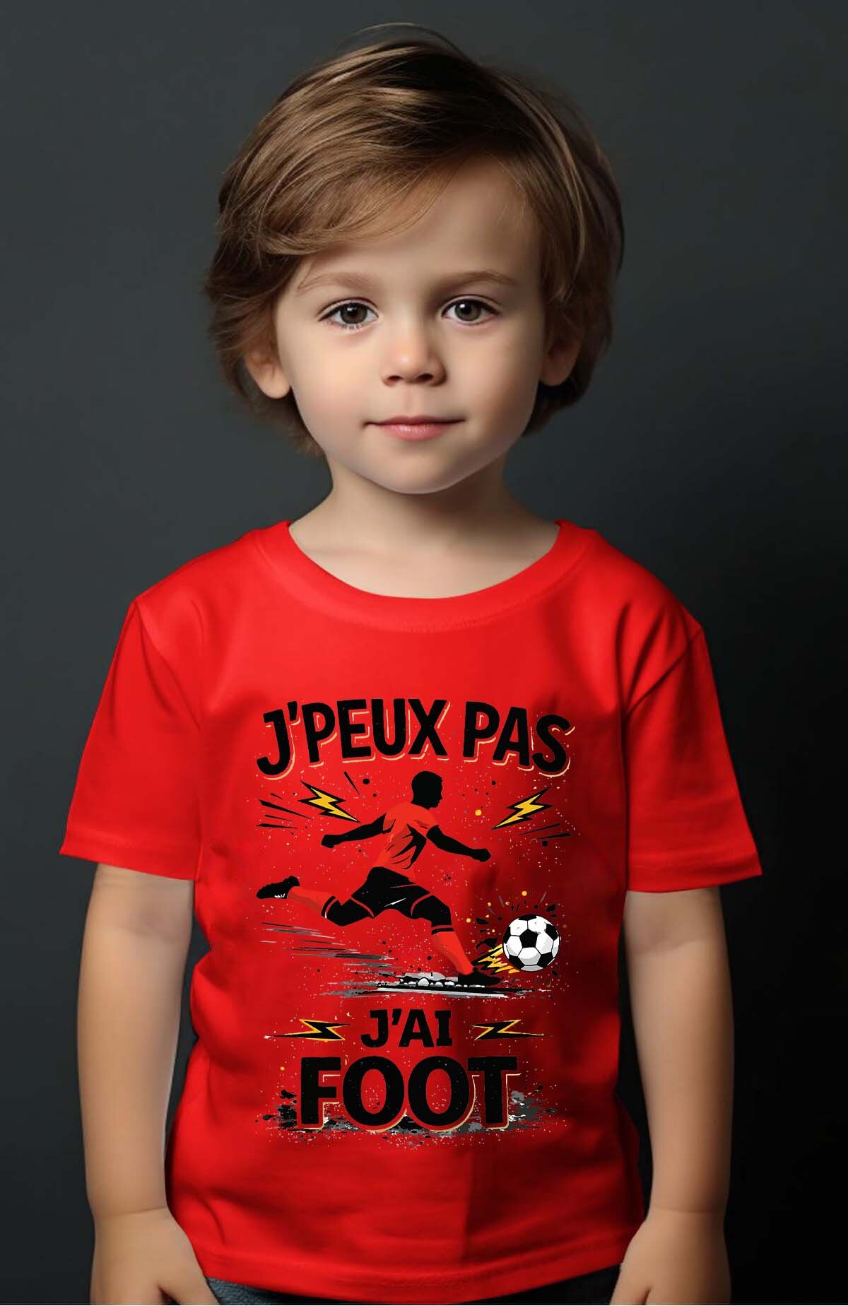 Grossiste I.A.L.D FRANCE - Peux pas... Foot Styl - T-shirt Garçon