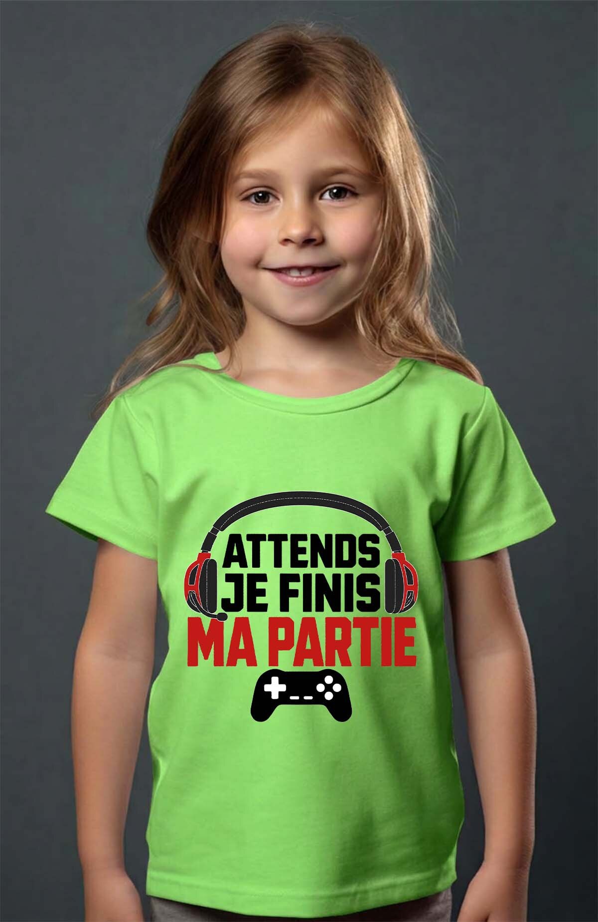 Großhändler I.A.L.D FRANCE - Spiel Beendet - Mädchen T-Shirt