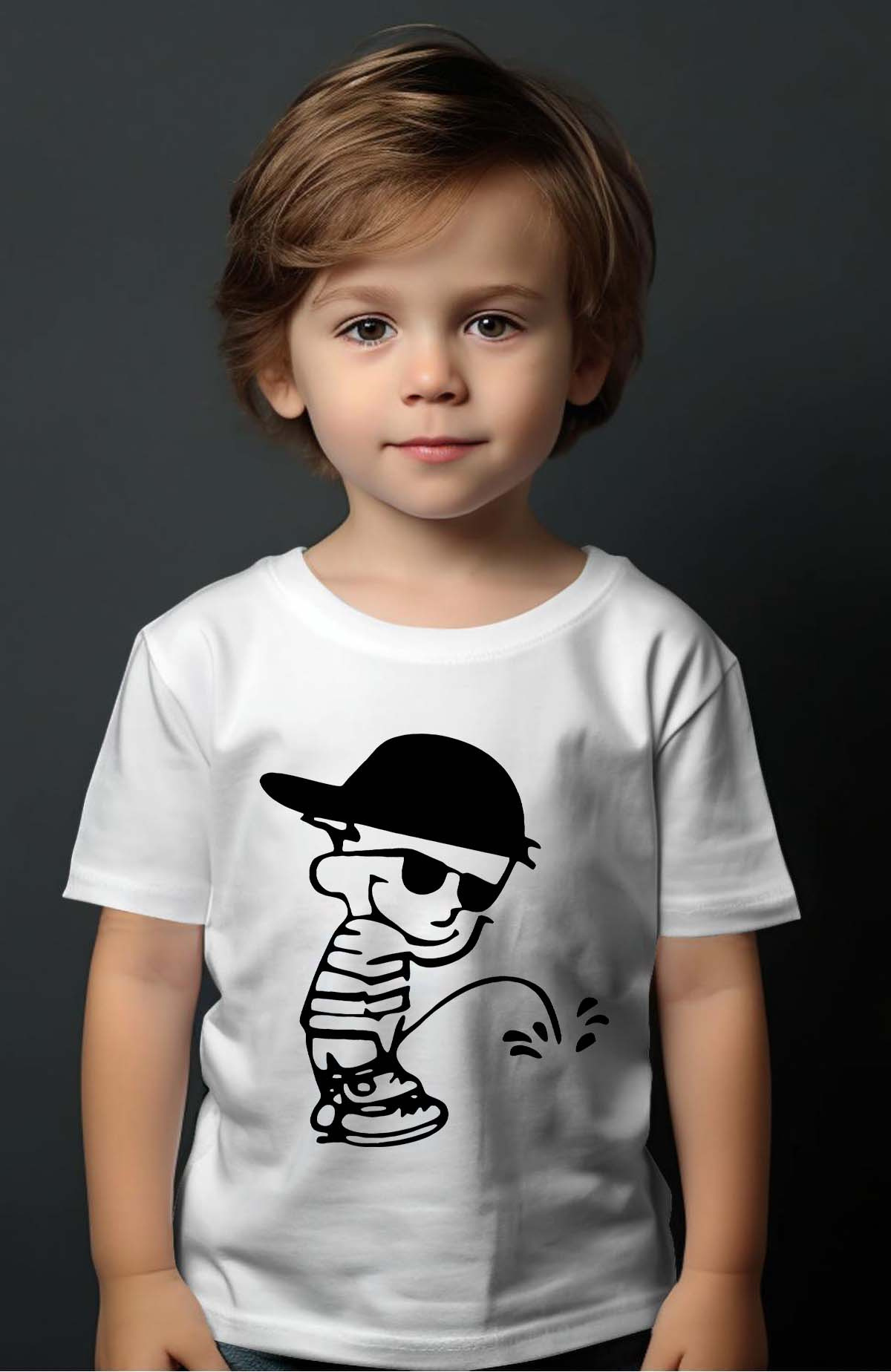 Grossiste I.A.L.D FRANCE - Pipi gars - T-shirt Garçon
