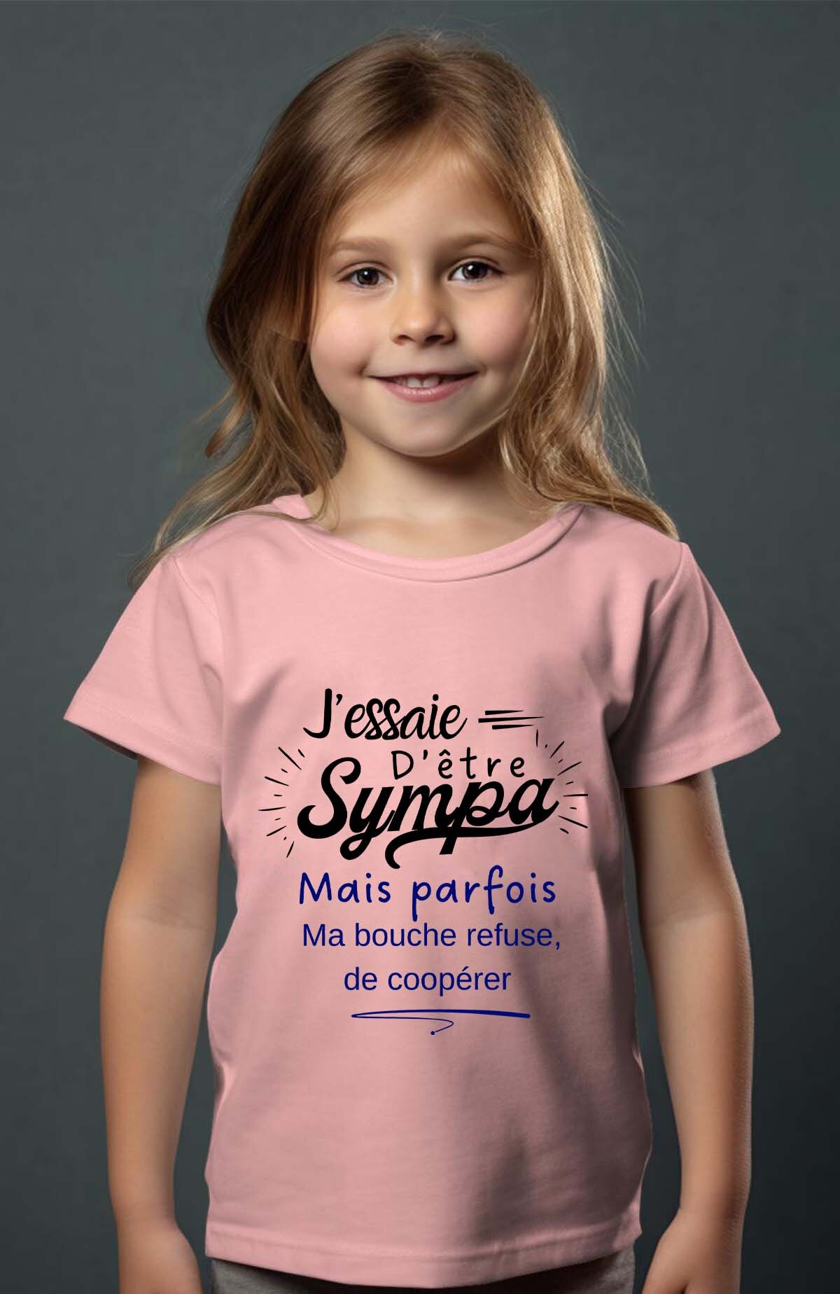 Großhändler I.A.L.D FRANCE - Cooler Mund verweigert - Mädchen T-Shirt