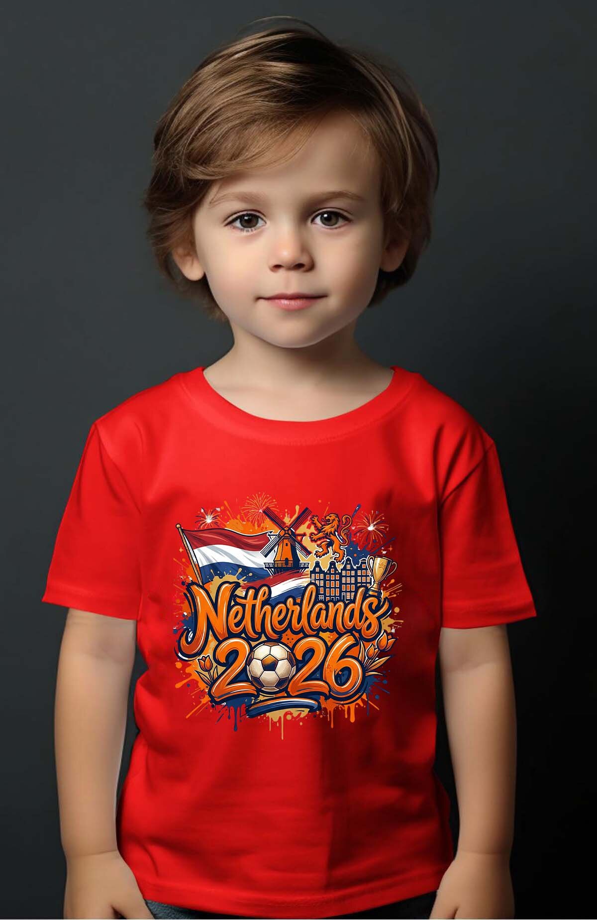 Grossiste I.A.L.D FRANCE - Cdm26 Netherlands - T-shirt Garçon