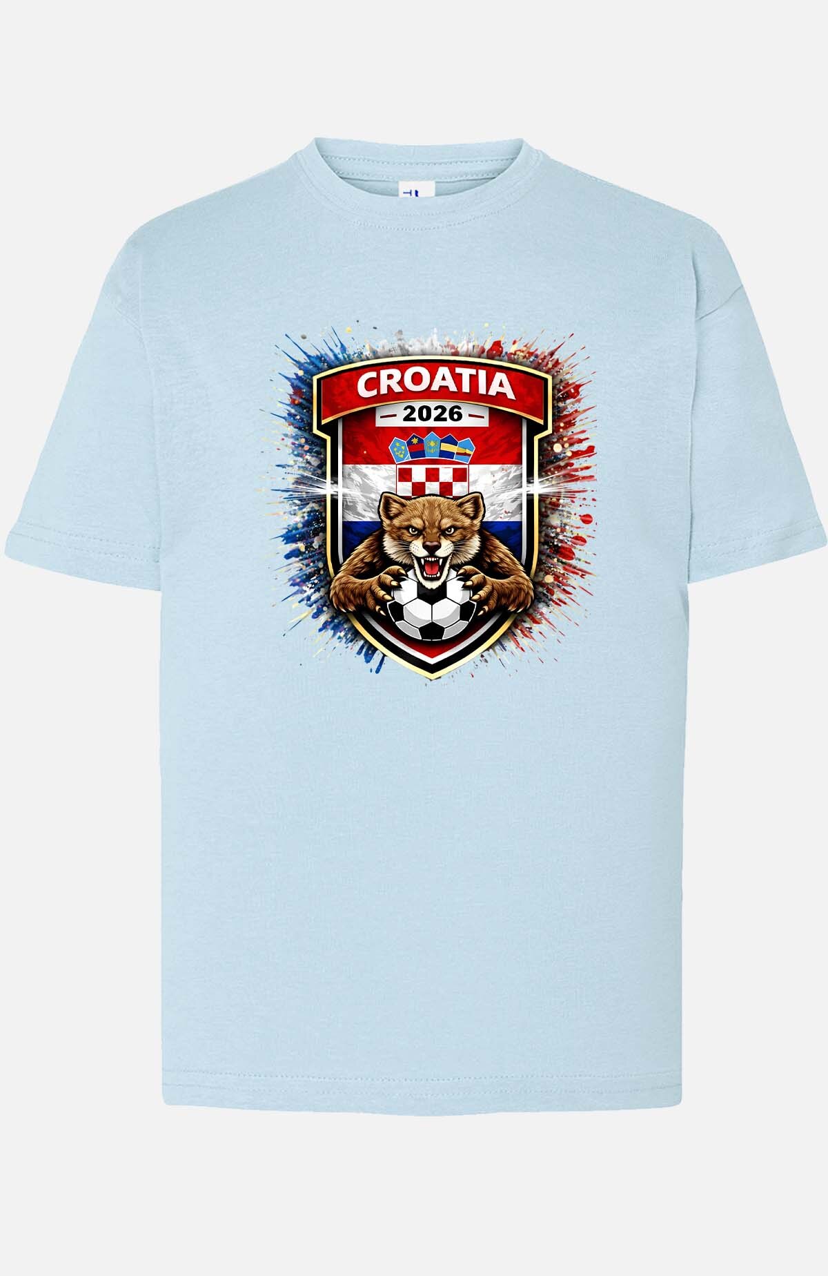 Grossiste I.A.L.D FRANCE - Patch croatia - T-shirt Garçon