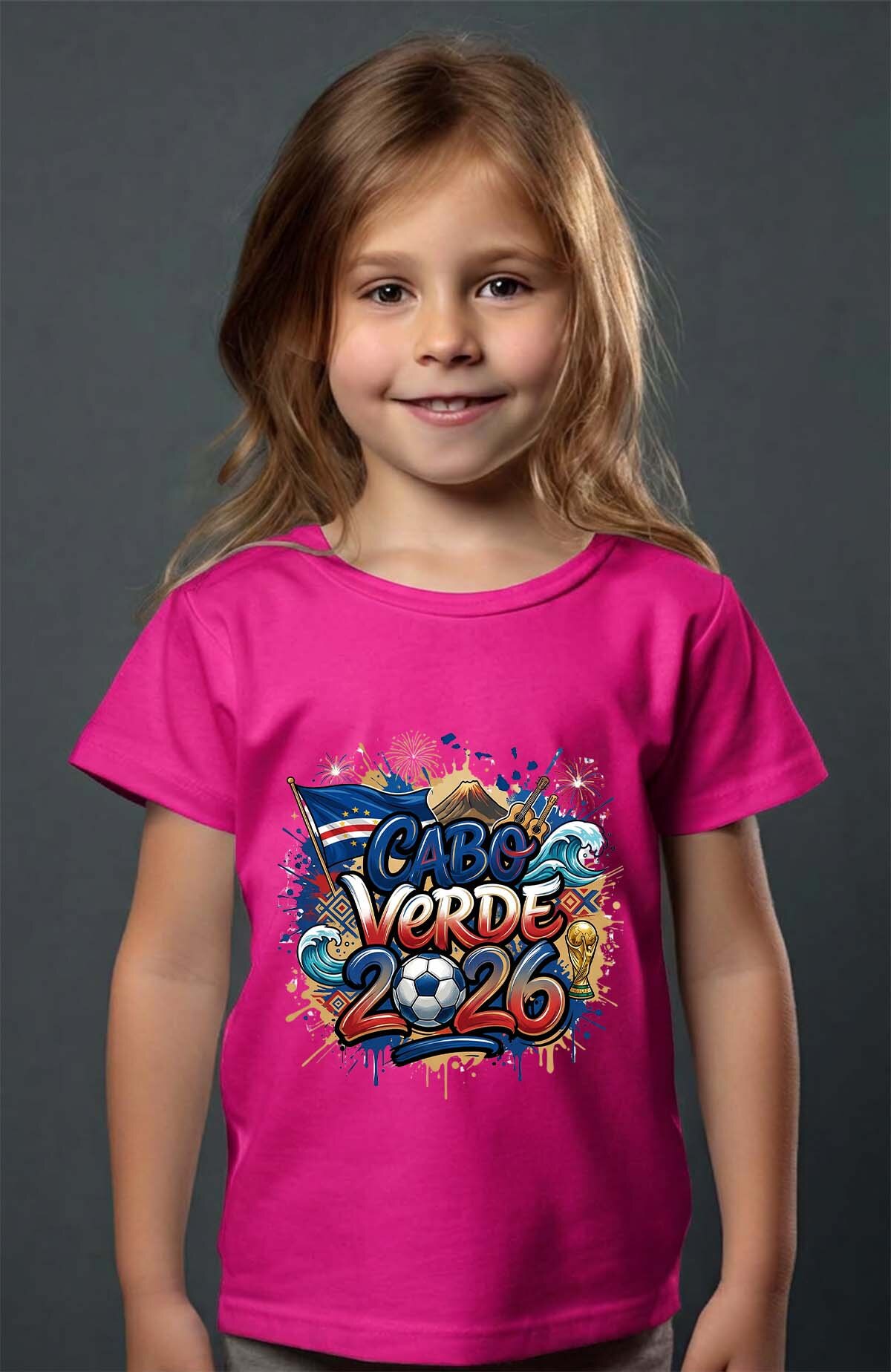 Grossiste I.A.L.D FRANCE - Cdm26 Cabo Verde - T-shirt Fille