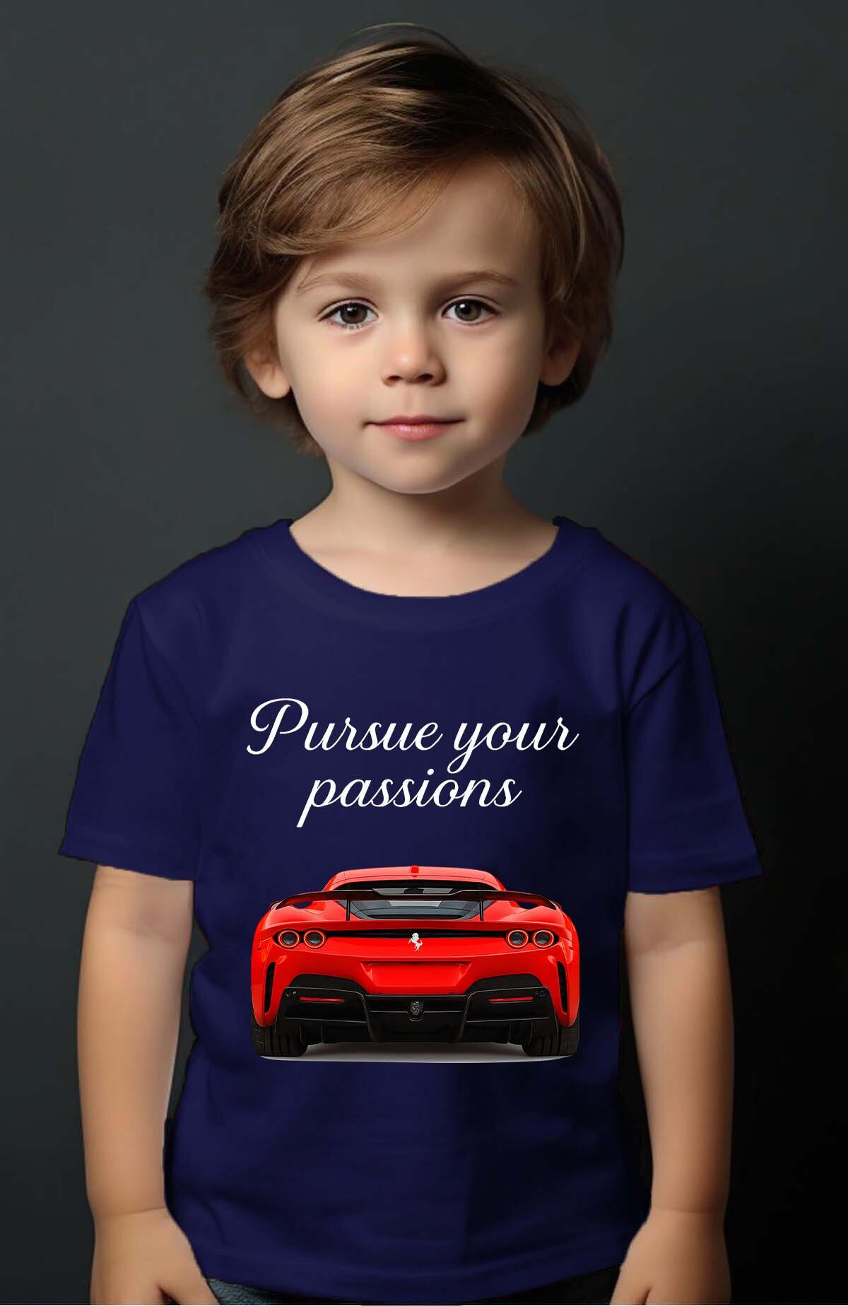 Grossista I.A.L.D FRANCE - Pursue Passions BLANC - Maglietta Ragazzo