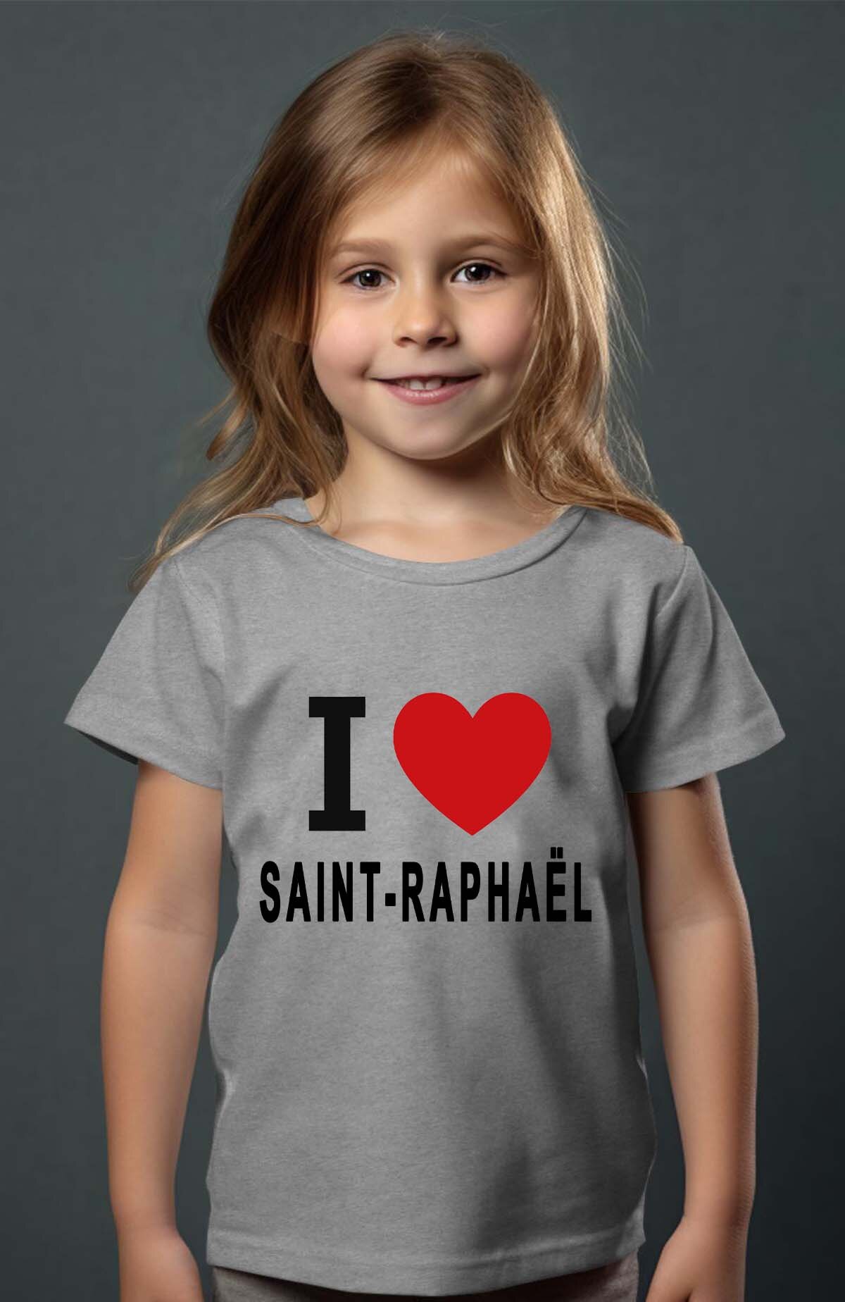 Grossiste I.A.L.D FRANCE - I love SAINT-RAPHAËL - T-shirt Fille