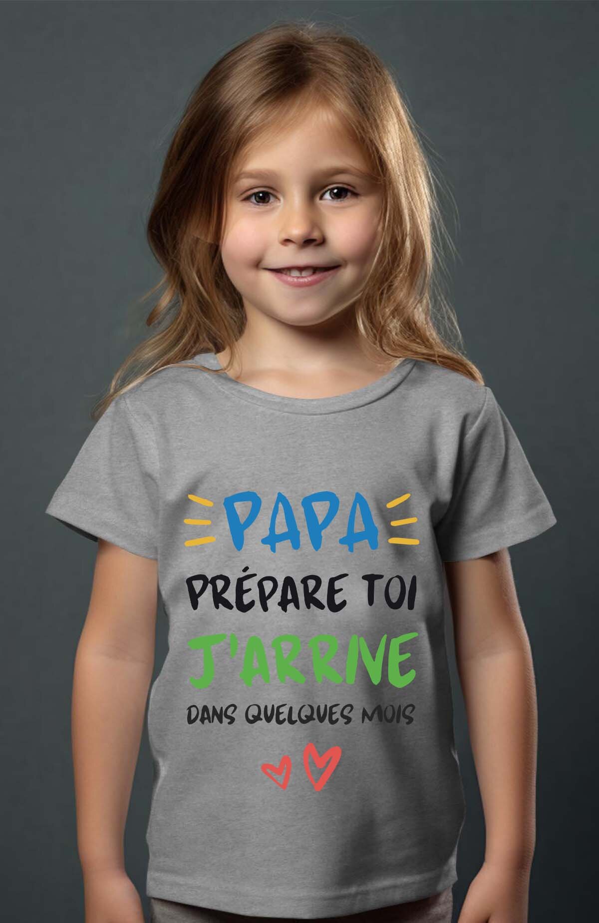 Großhändler I.A.L.D FRANCE - Papa, ich komme - Mädchen T-Shirt