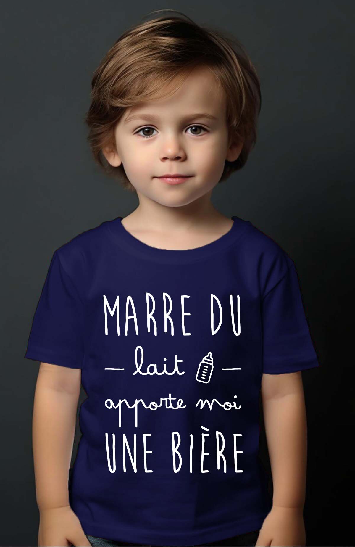 Grossiste I.A.L.D FRANCE - Marre lait apporte bière - T-shirt Garçon