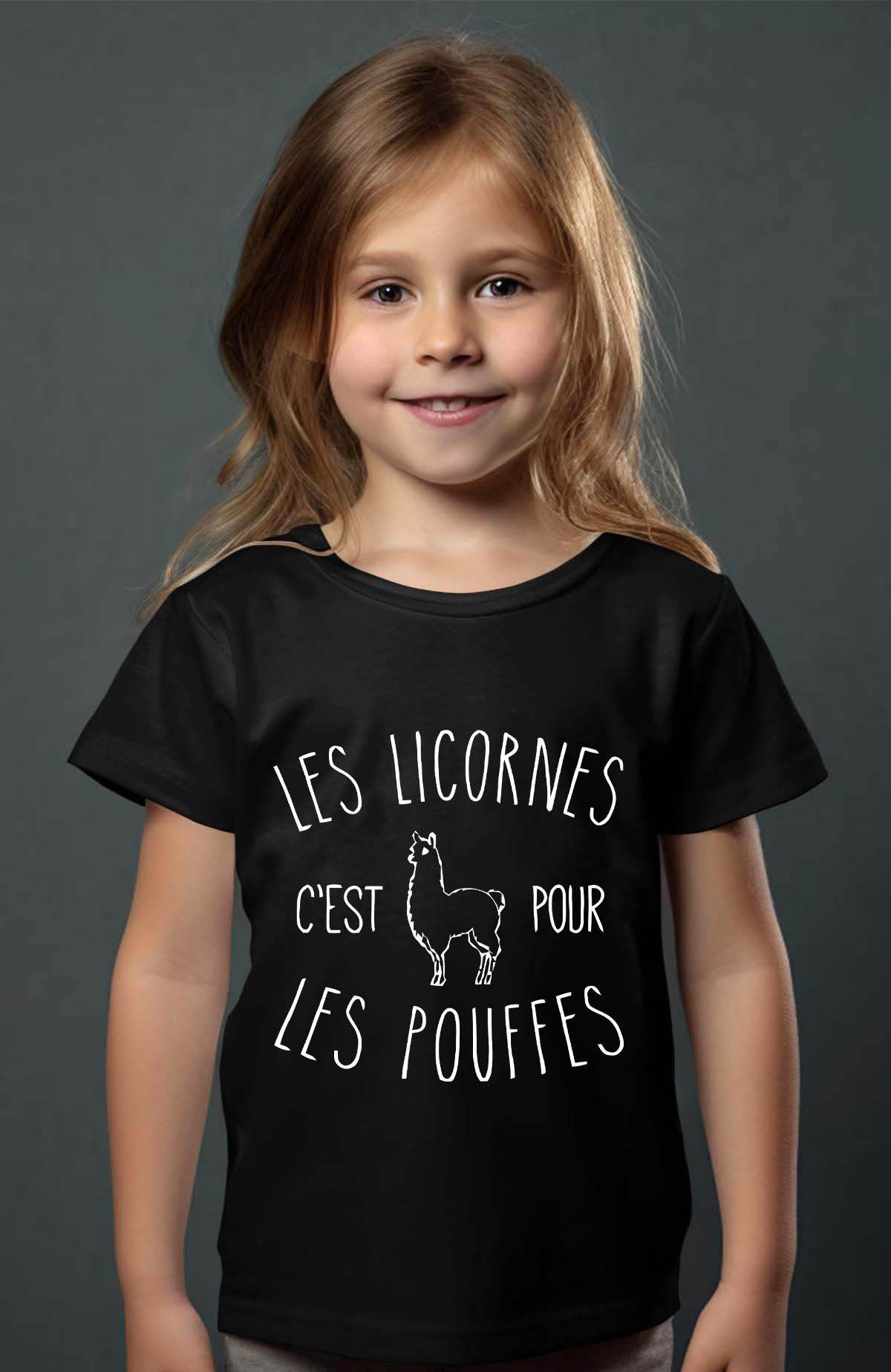 Mayorista I.A.L.D FRANCE - Unicorns Pouffes - Girl T -Shirt