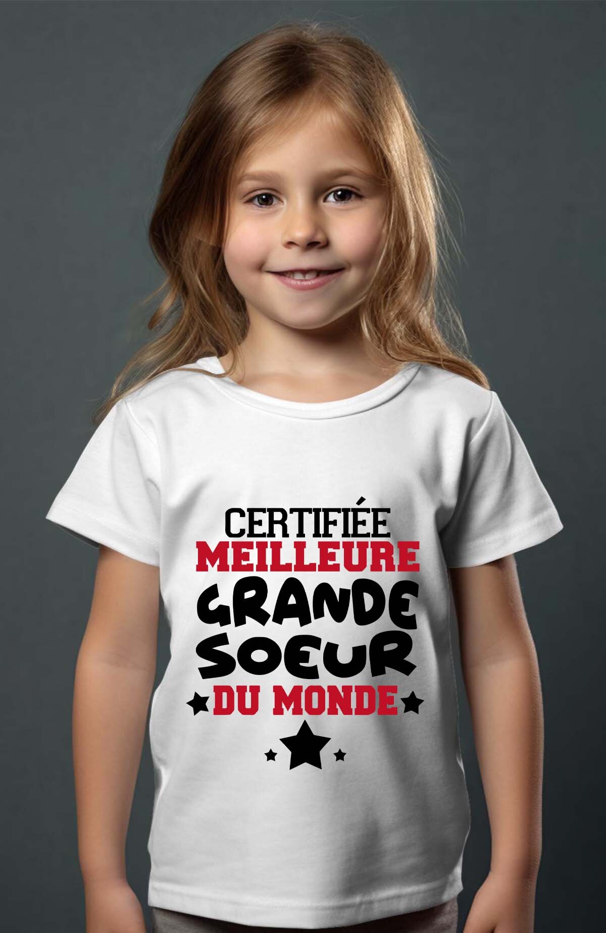 Grossista I.A.L.D FRANCE - Certificata sorella maggiore del mondo - T-shirt Bambina