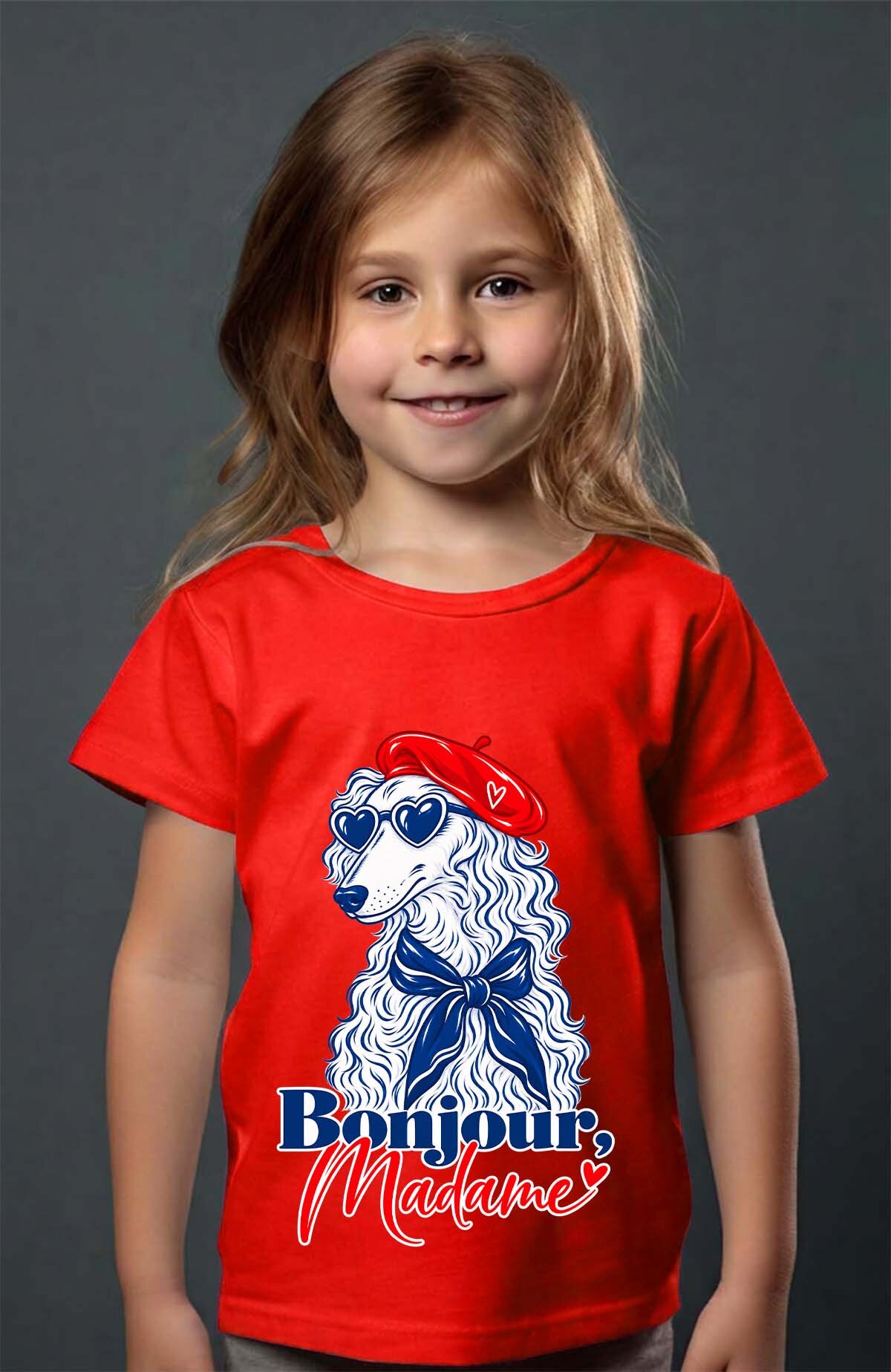 Wholesaler I.A.L.D FRANCE - bonjour madame dog3 - Tee Girl