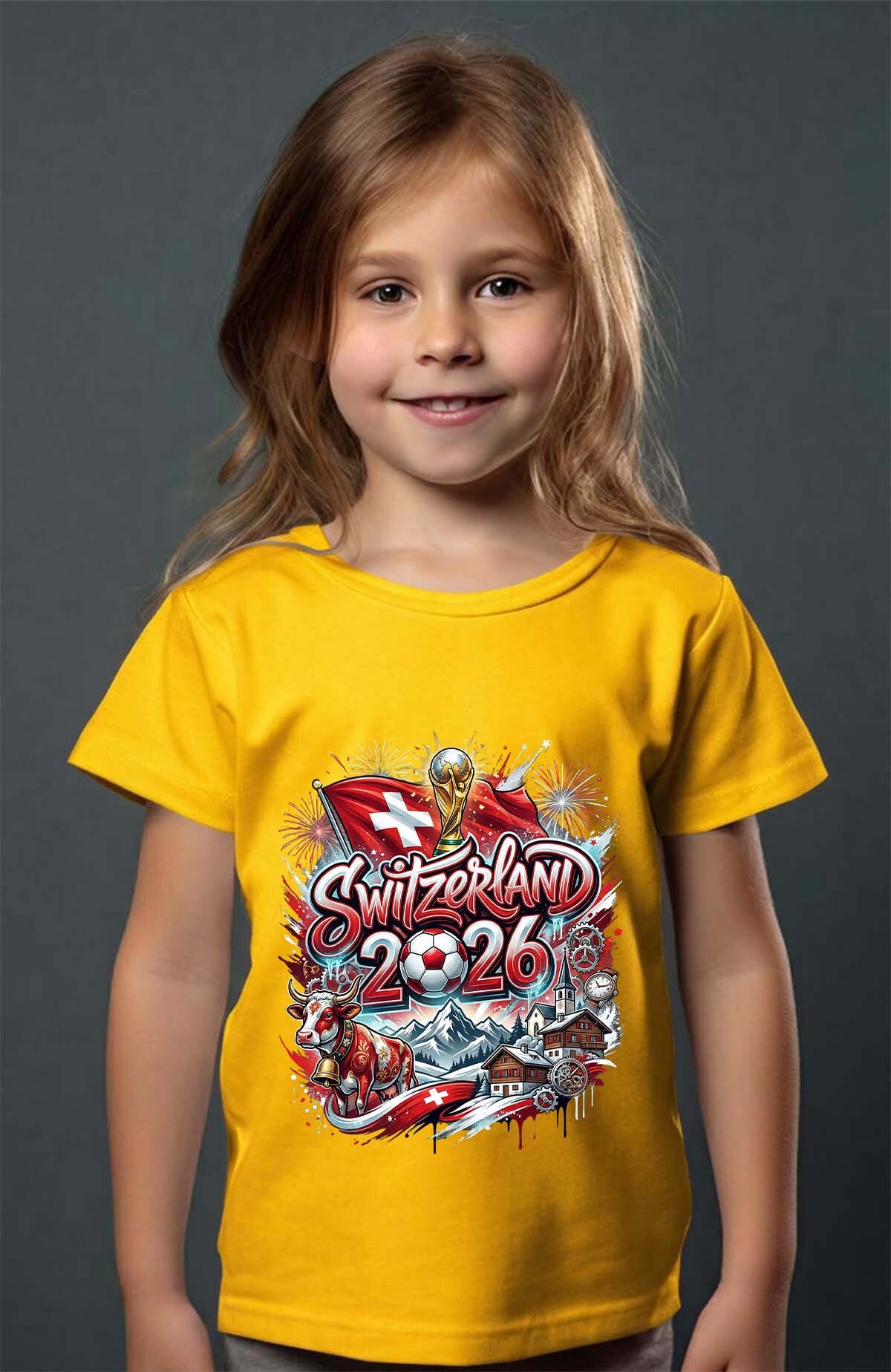 Grossiste I.A.L.D FRANCE - Cdm26 Switzerland - T-shirt Fille