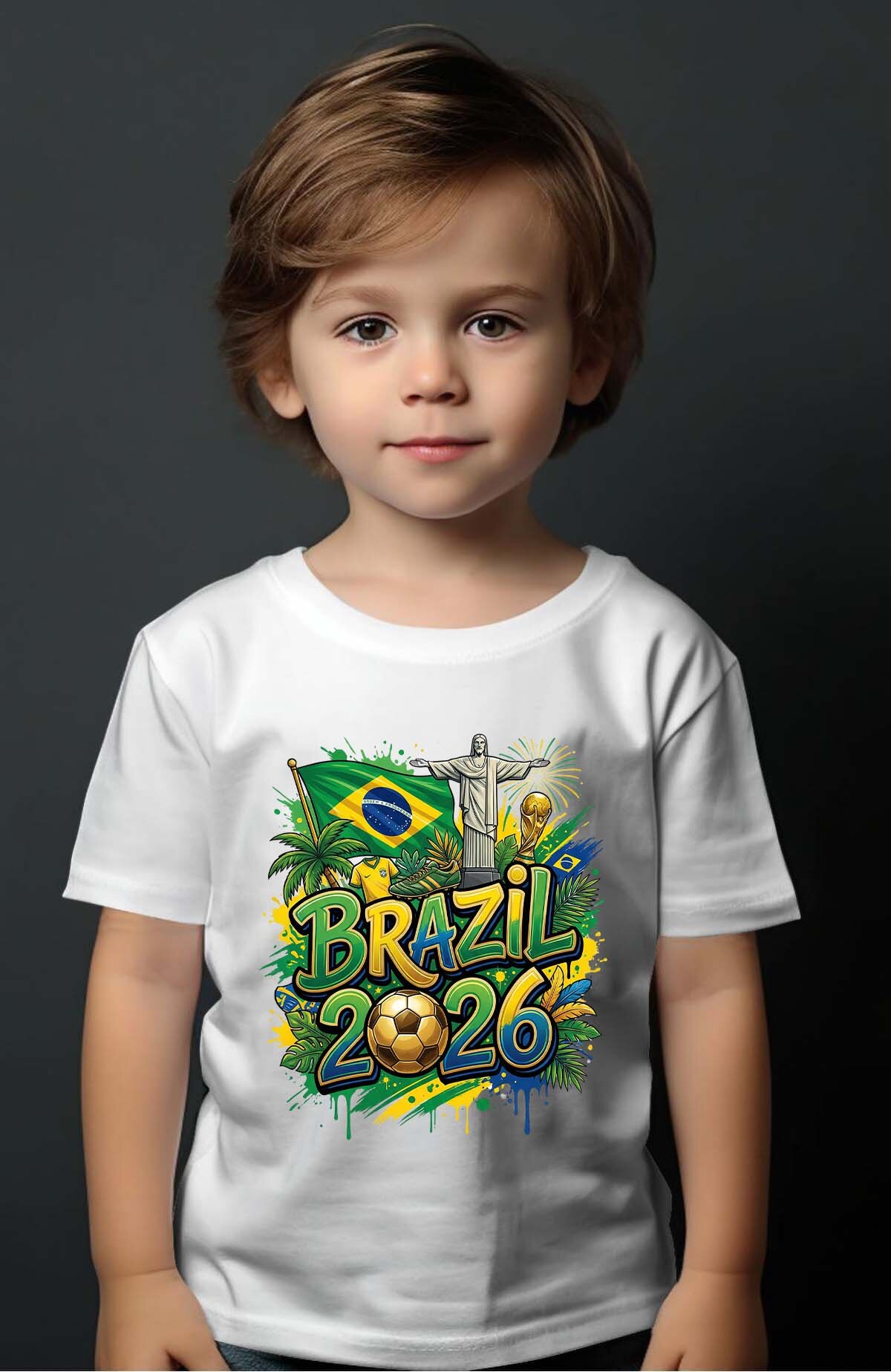 Grossiste I.A.L.D FRANCE - Cdm26 Brazil - T-shirt Garçon