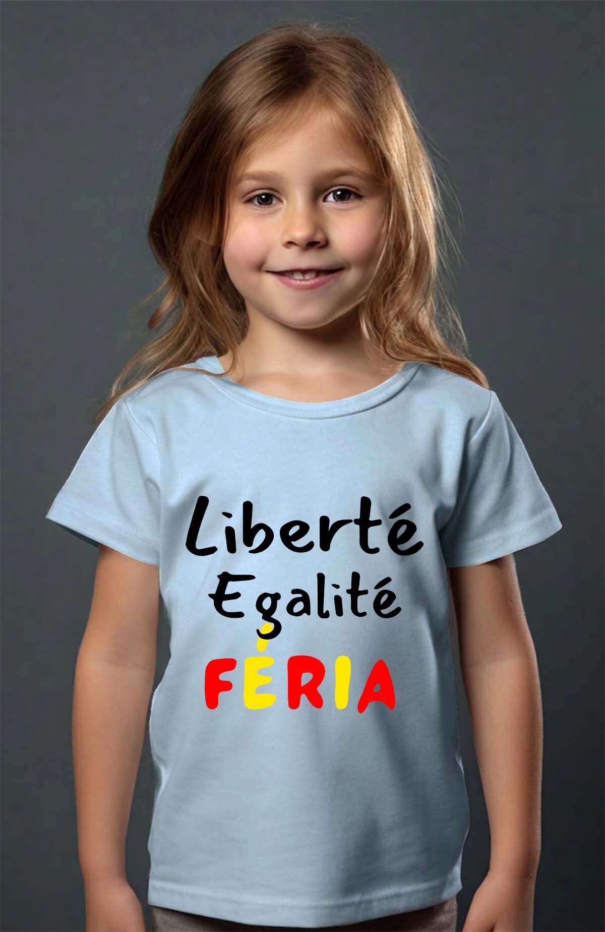 Grossiste I.A.L.D FRANCE - Liberte egality feria - T-shirt Fille