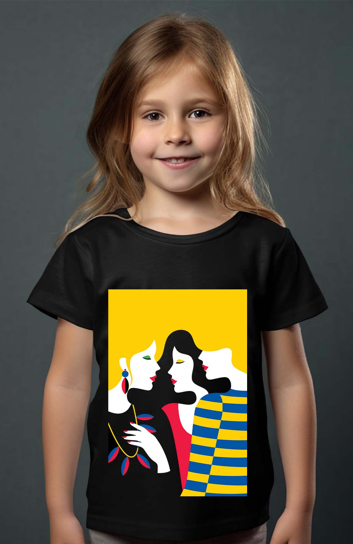 Grossiste I.A.L.D FRANCE - 3 girls Pa2 - T-shirt Fille