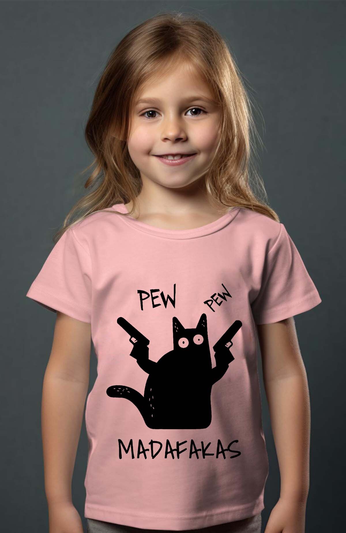 Mayorista I.A.L.D FRANCE - Cat Pew Madafakas - Camiseta Niña