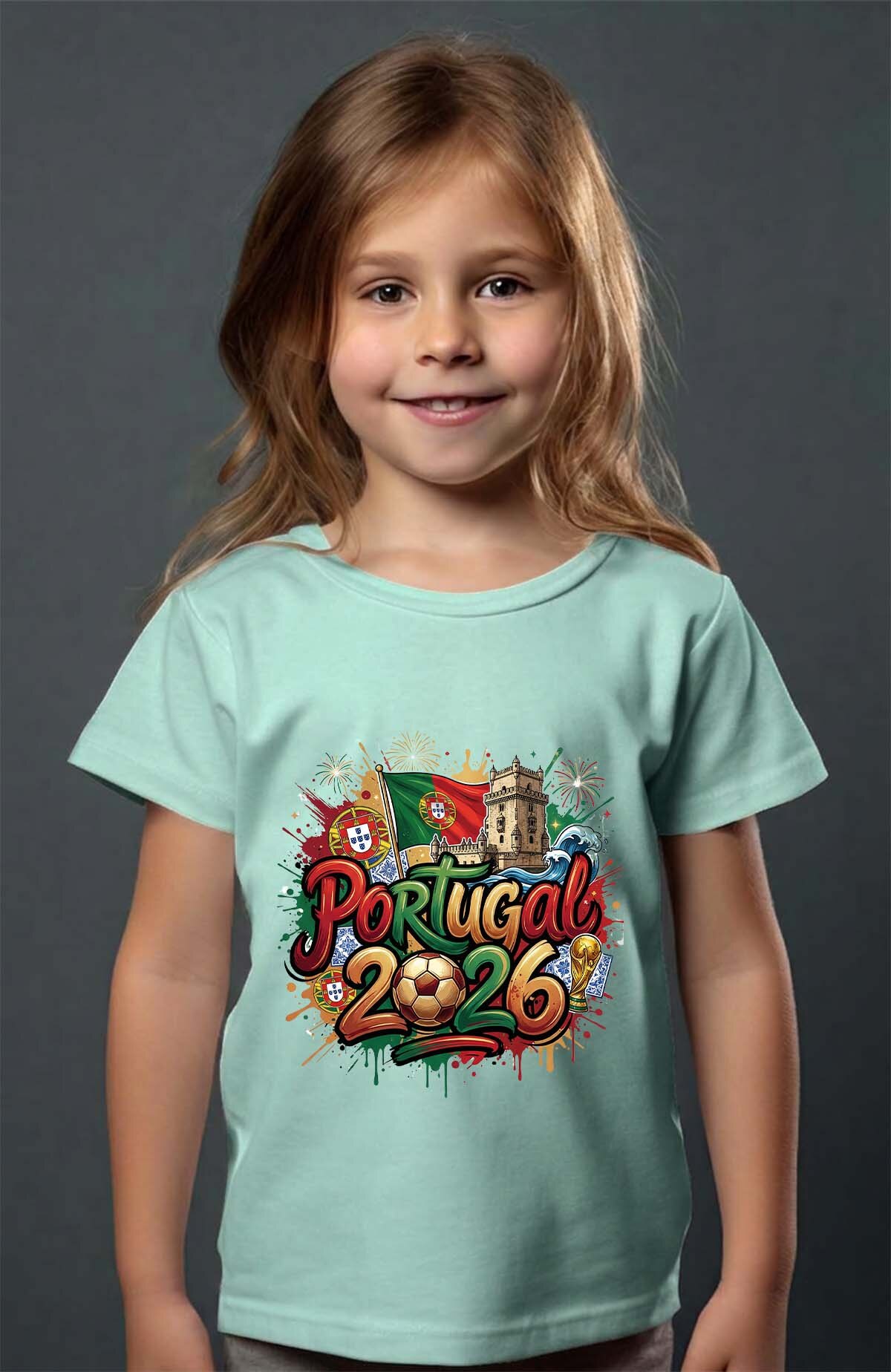Grossiste I.A.L.D FRANCE - Cdm26 Portugal - T-shirt Fille