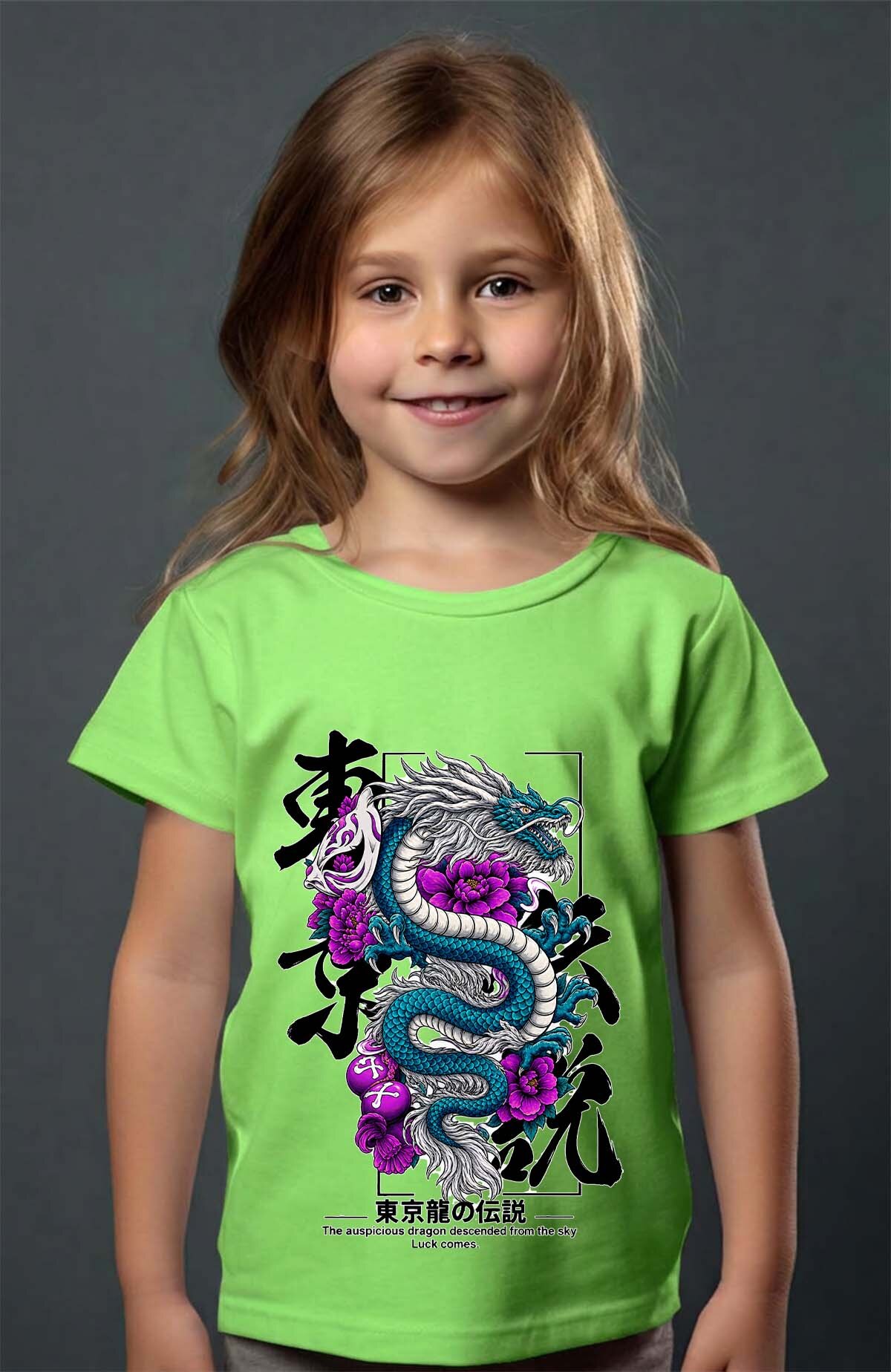 Grossiste I.A.L.D FRANCE - Blue dragon warrior - T-shirt Fille