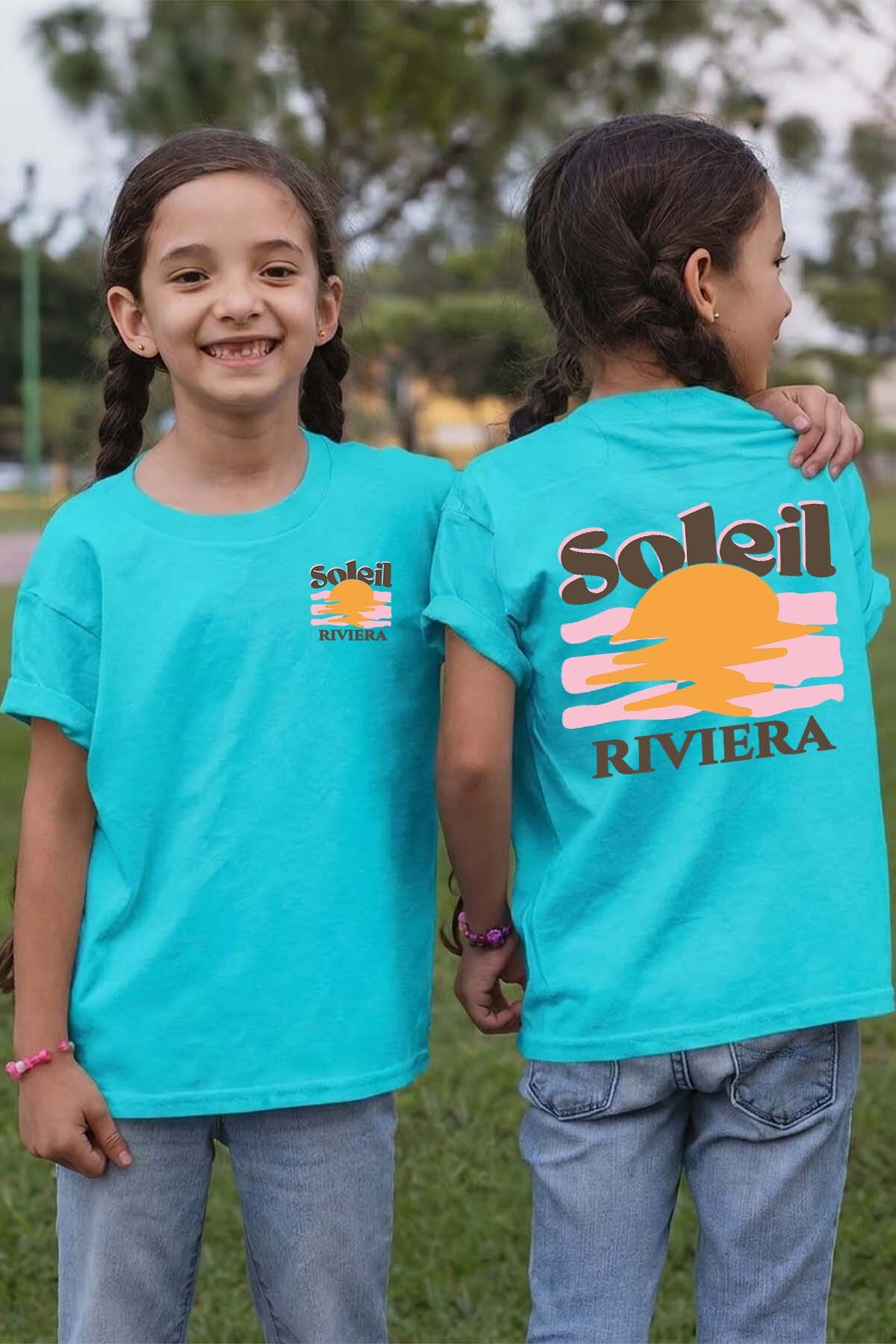Grossiste I.A.L.D FRANCE - Soleil Riviera Marron - T-shirt Fille