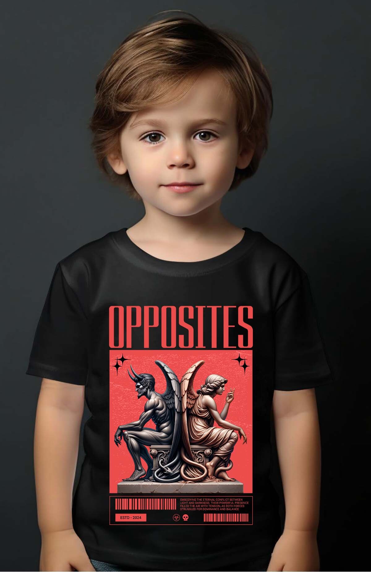 Grossiste I.A.L.D FRANCE - OPPOSITES - T-shirt Garçon