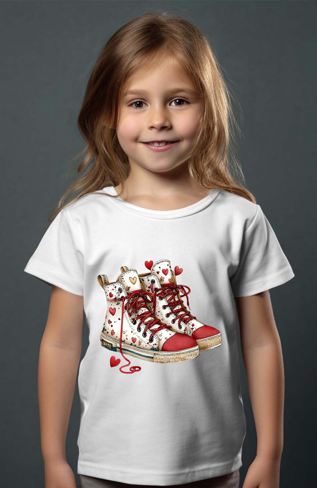 Großhändler I.A.L.D FRANCE - Basket Stickers Love - Mädchen T-Shirt
