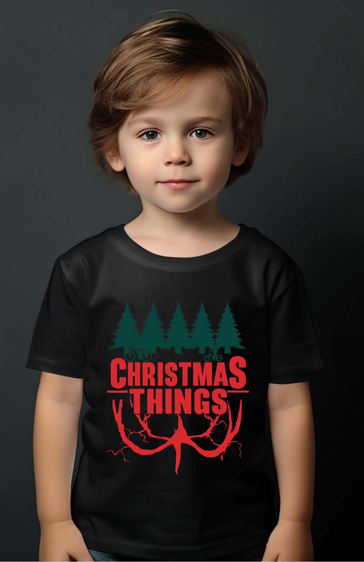 Grossista I.A.L.D FRANCE - ChristMas Things - Maglietta Ragazzo