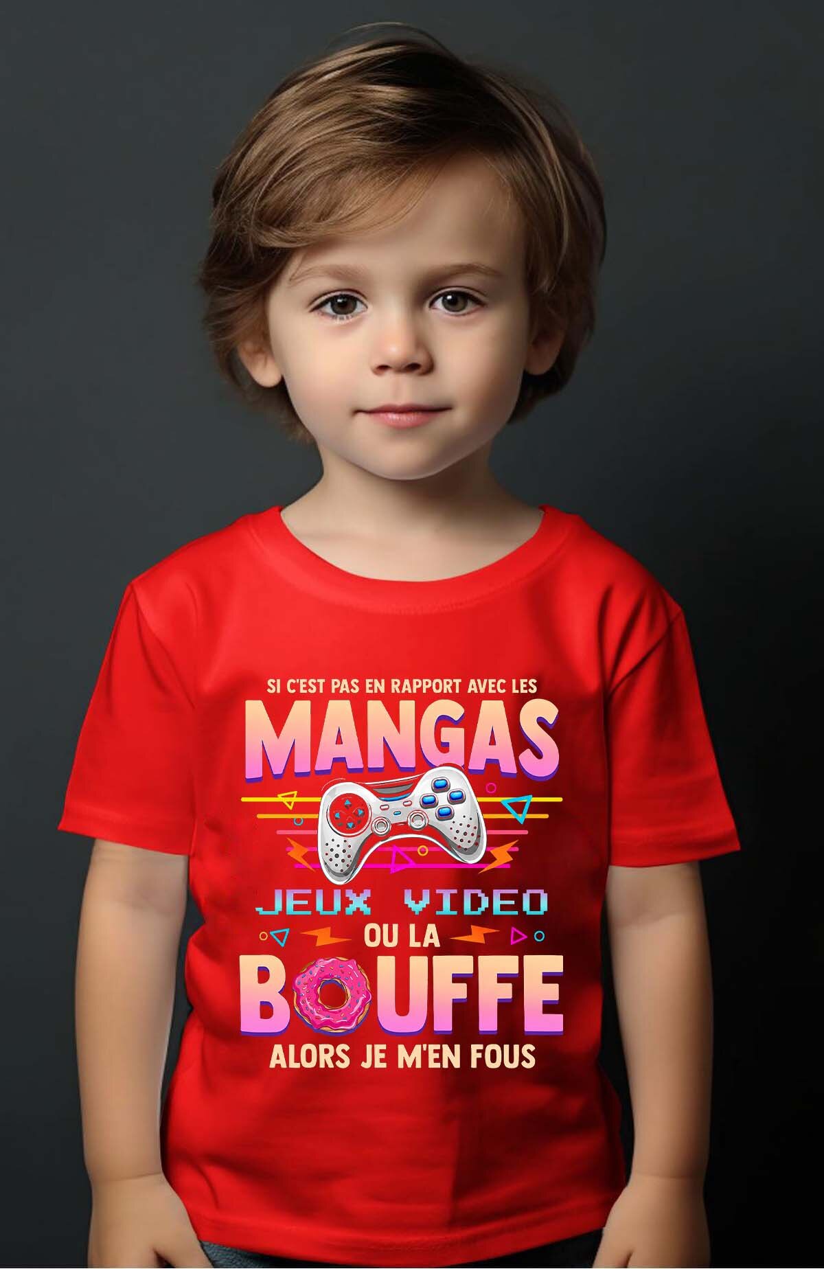 Grossiste I.A.L.D FRANCE - Otaku Gamer - T-shirt Garçon