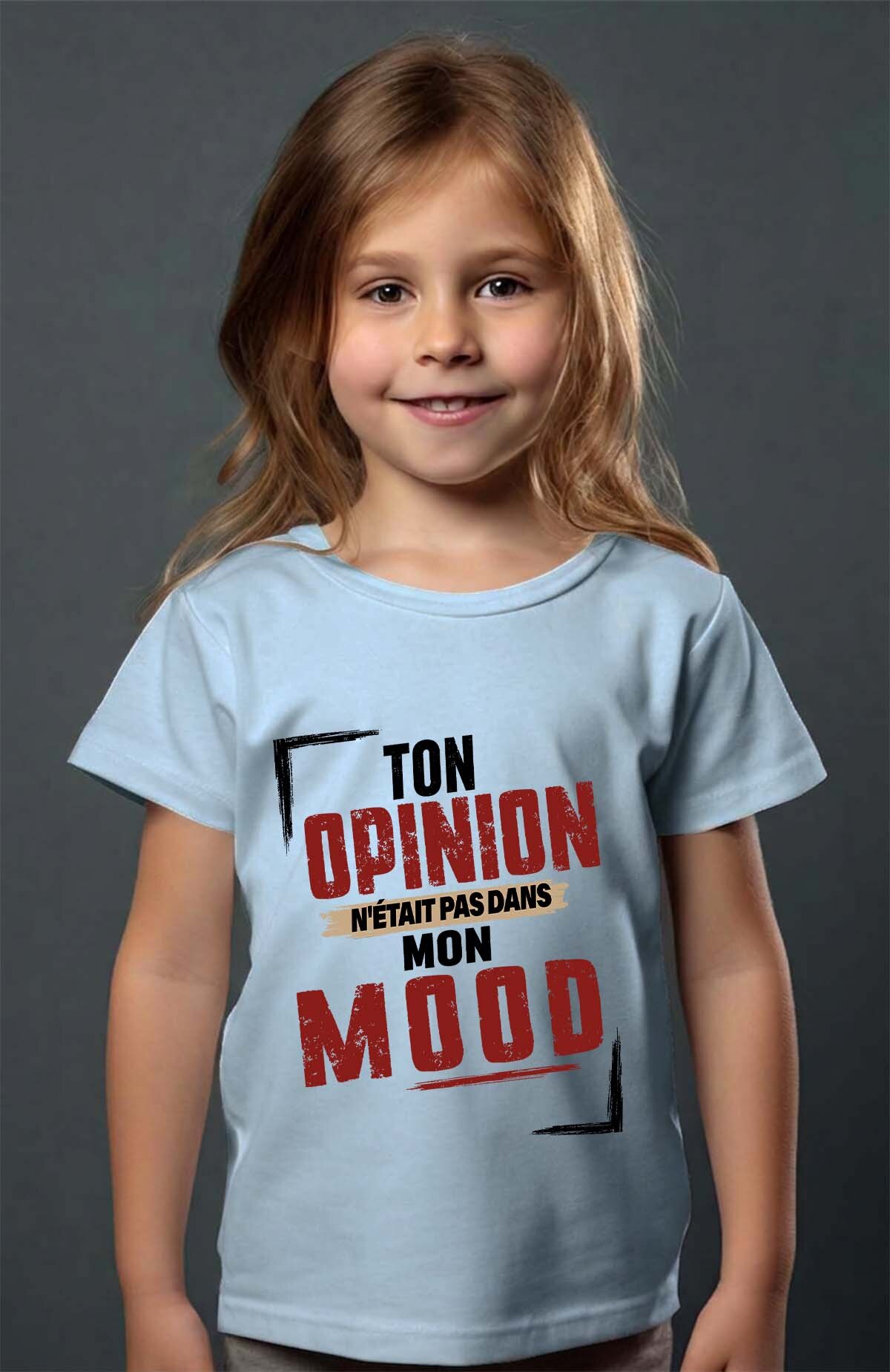 Grossiste I.A.L.D FRANCE - Mon mood - T-shirt Fille