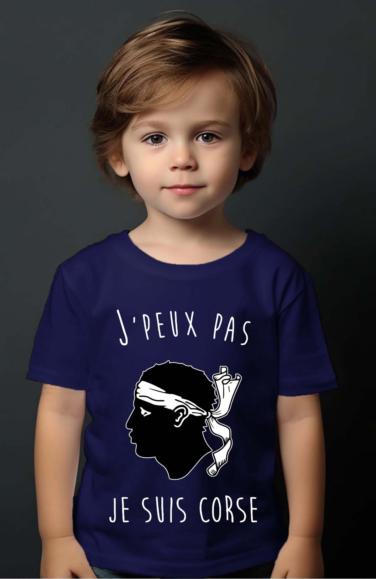 Großhändler I.A.L.D FRANCE - Kann nicht, Kopf Korsika - Jungen T-Shirt