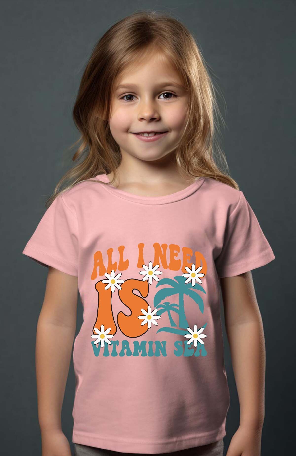 Großhändler I.A.L.D FRANCE - Brauche Vitamin Sea - Mädchen T-Shirt