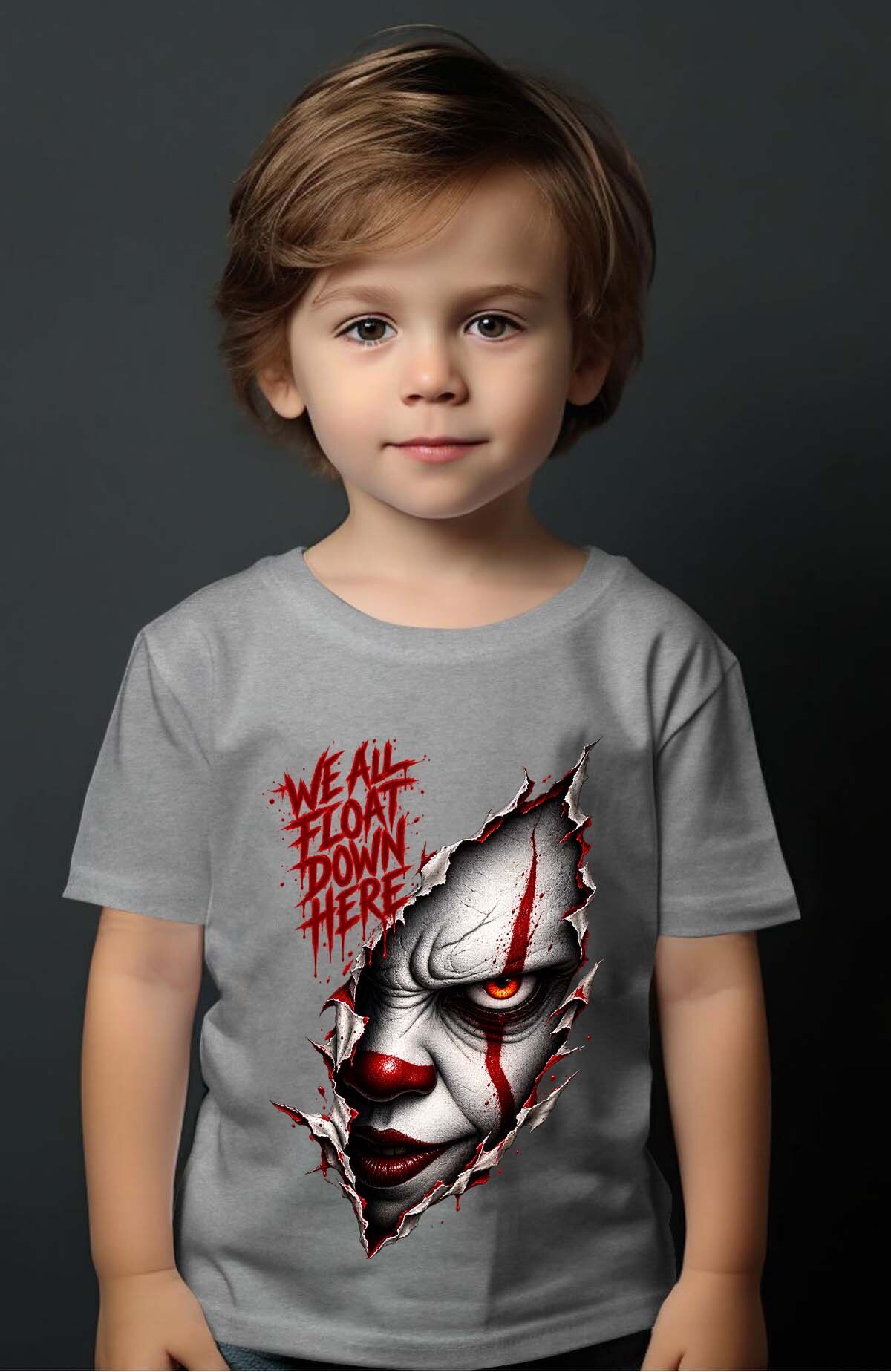 Grossiste I.A.L.D FRANCE - Penywise halloween spooky - T-shirt Garçon