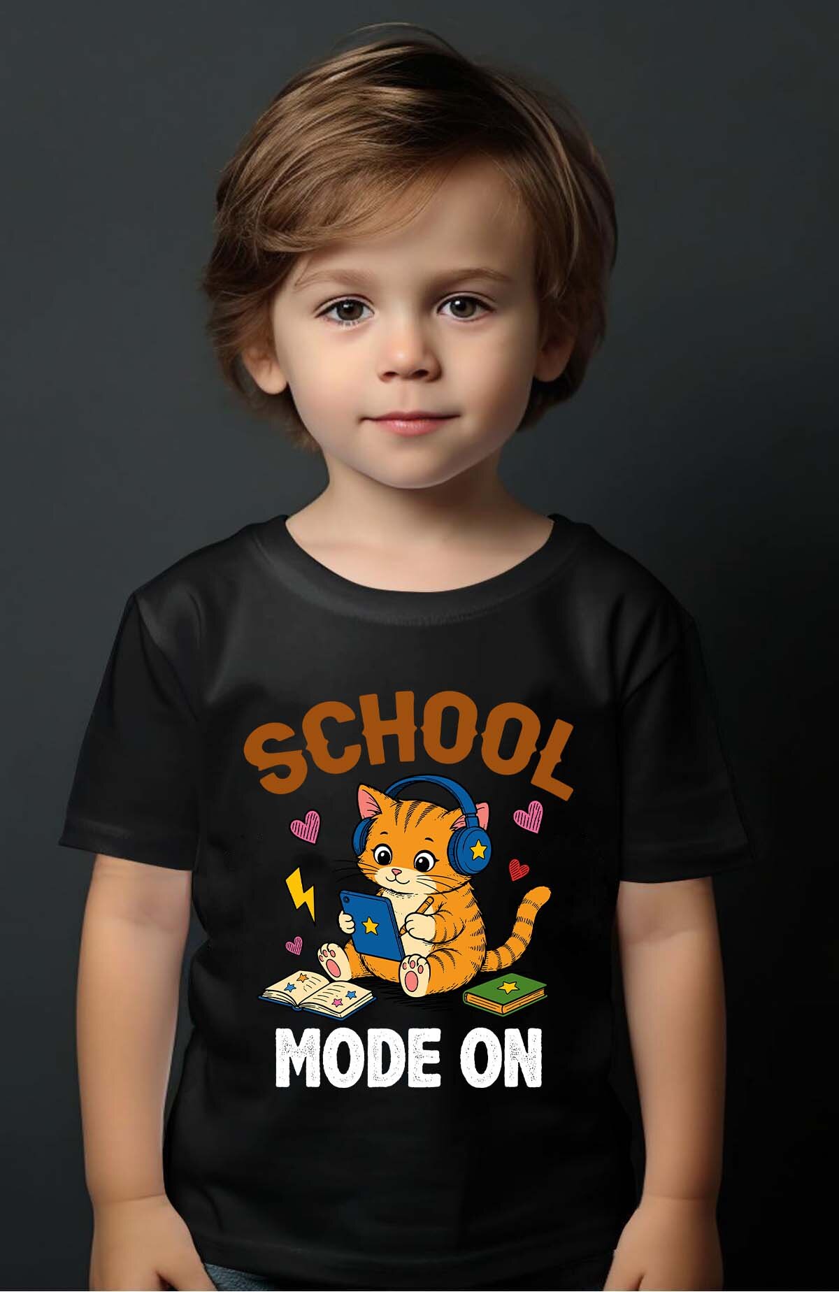 Grossiste I.A.L.D FRANCE - School Mode on - T-shirt Garçon