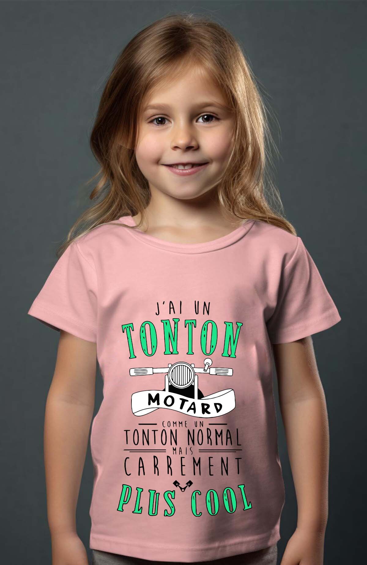 Grossiste I.A.L.D FRANCE - G Tonton motard  + cool - T-shirt Fille